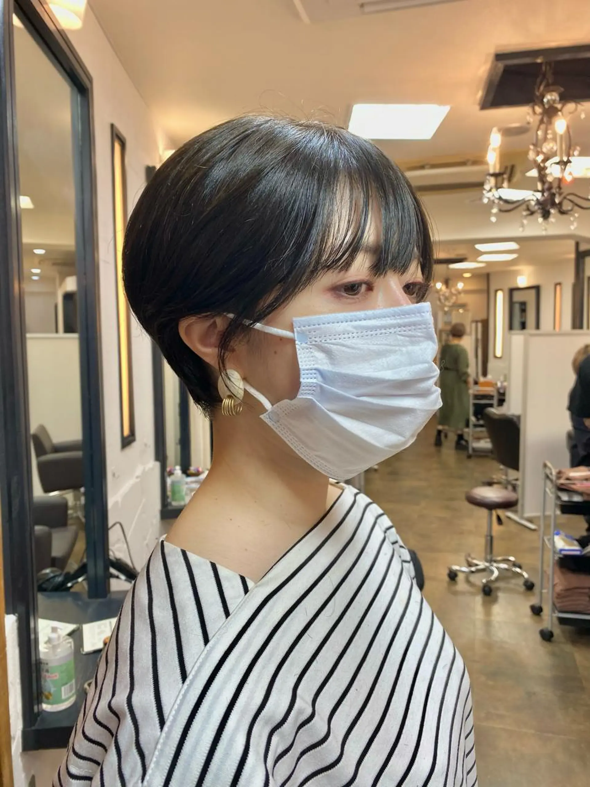 ショート カラー ハンサムショート ショートヘア ボブ/縮毛矯正/ レイヤー/塚田のヘアスタイル