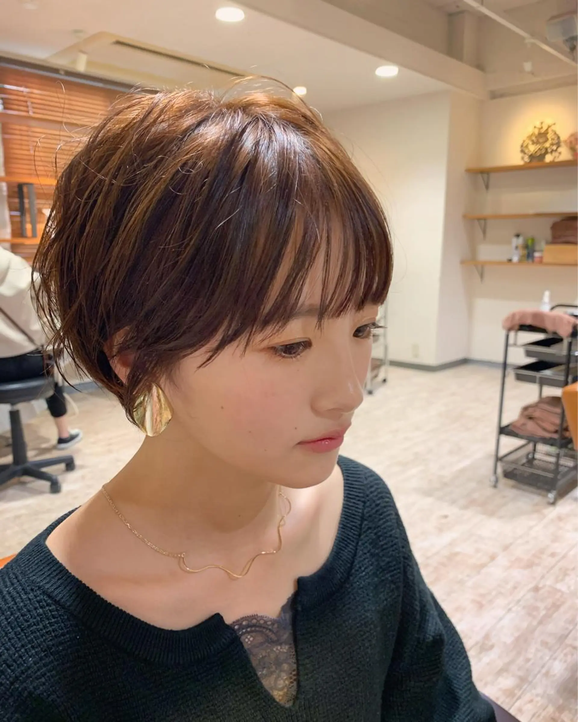 ショート カット ヘアカラー トリートメント 🍋似合わせ✖️ ｼｮｰﾄﾍｱ🍋早田のヘアスタイル