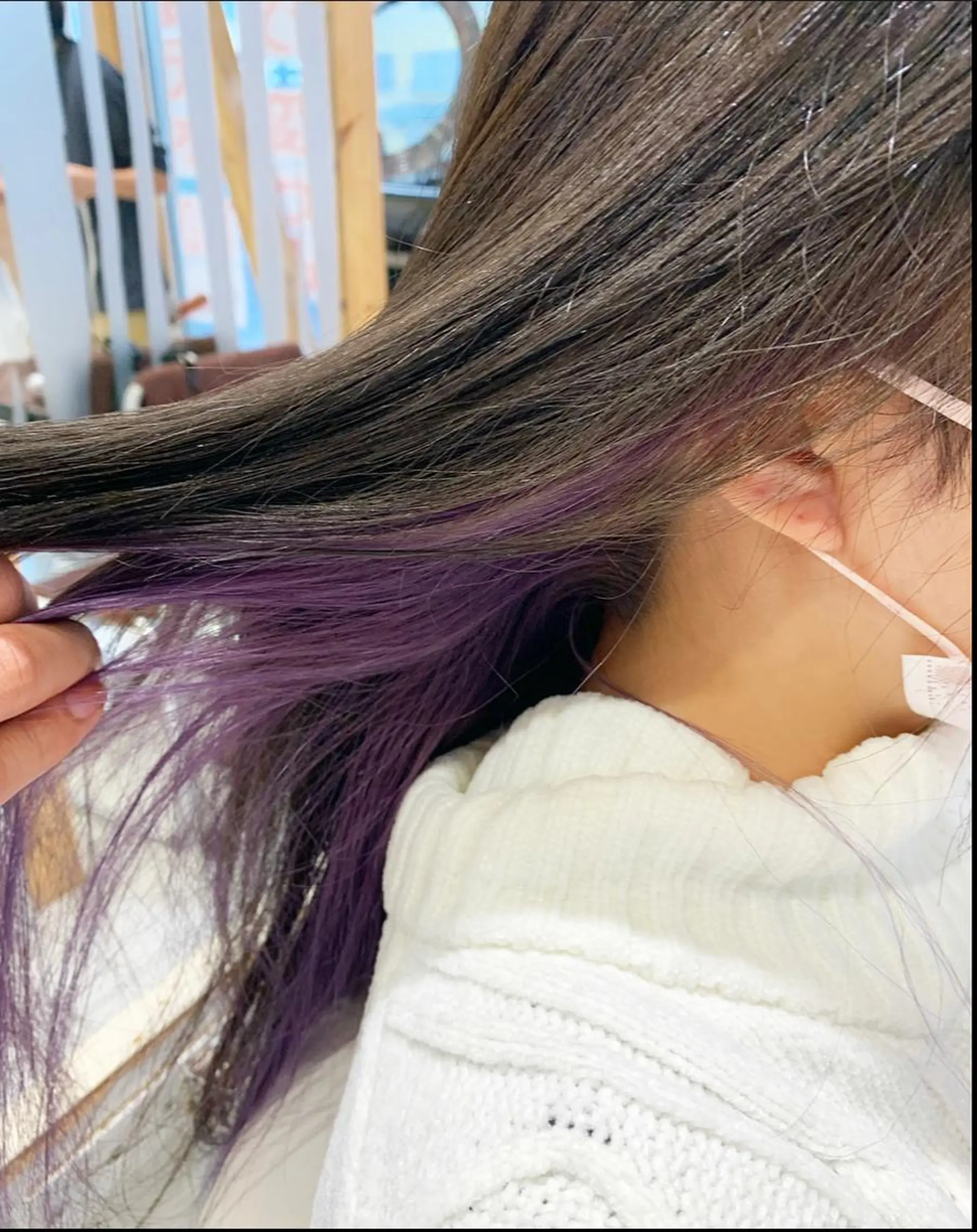 カラー アライズ所属・✨髪質改善✨ブリーチ 無しカラー山下竣介のヘアスタイル