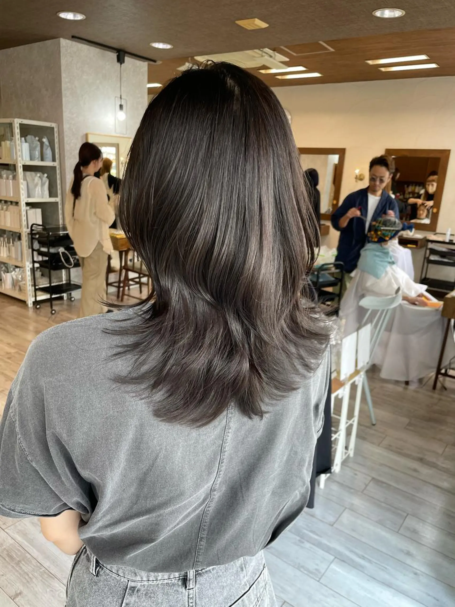 セミロング カラー 🫧ヒシダアキ taboo.i🫧のヘアスタイル