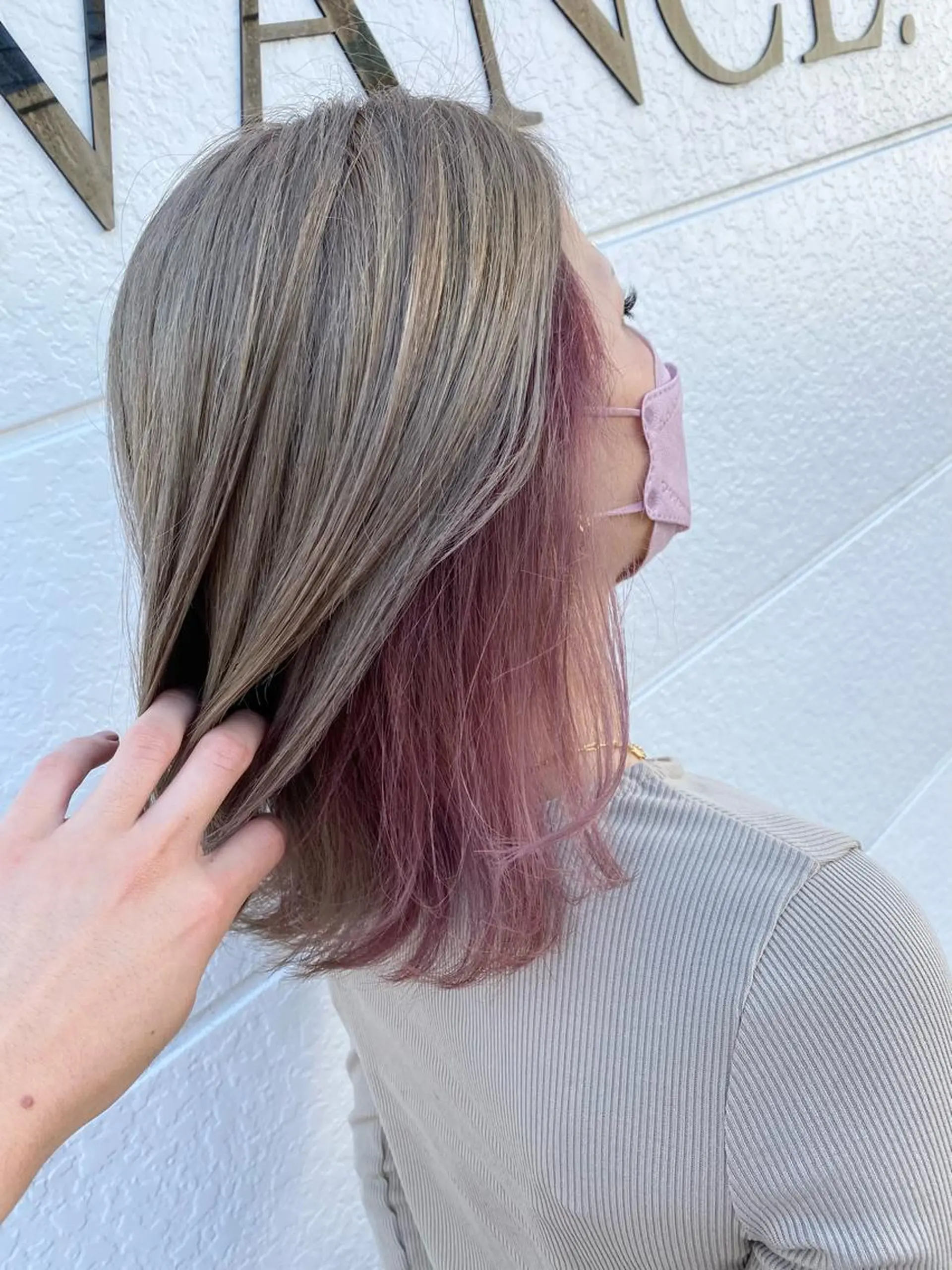 ミディアム カラー ヘアカラー Rubik'sなかもず店所属・鍵谷 公宏のヘアスタイル