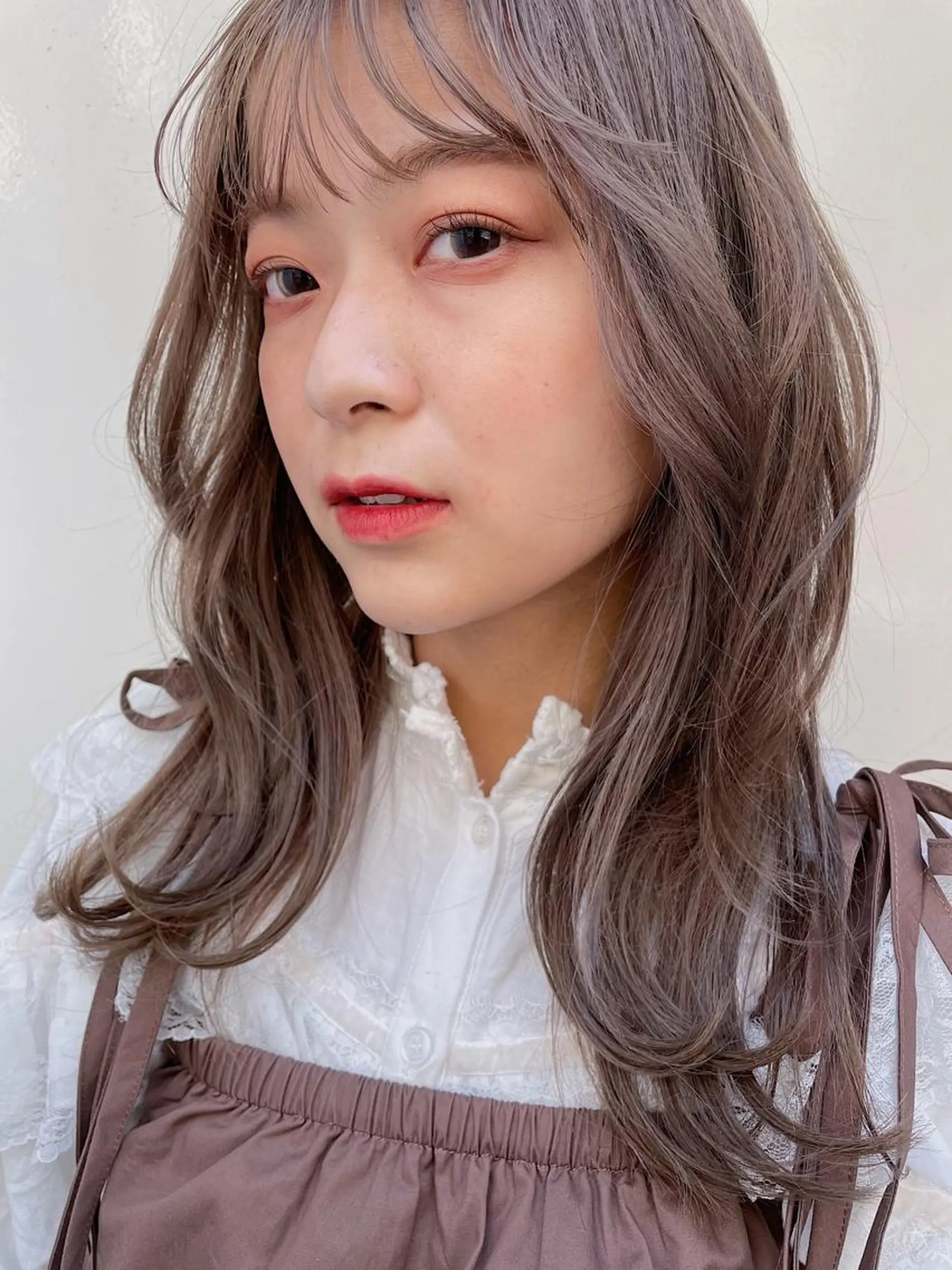 ミディアム カラー パーマ 💖美髪矯正💖 辻未侑のヘアスタイル