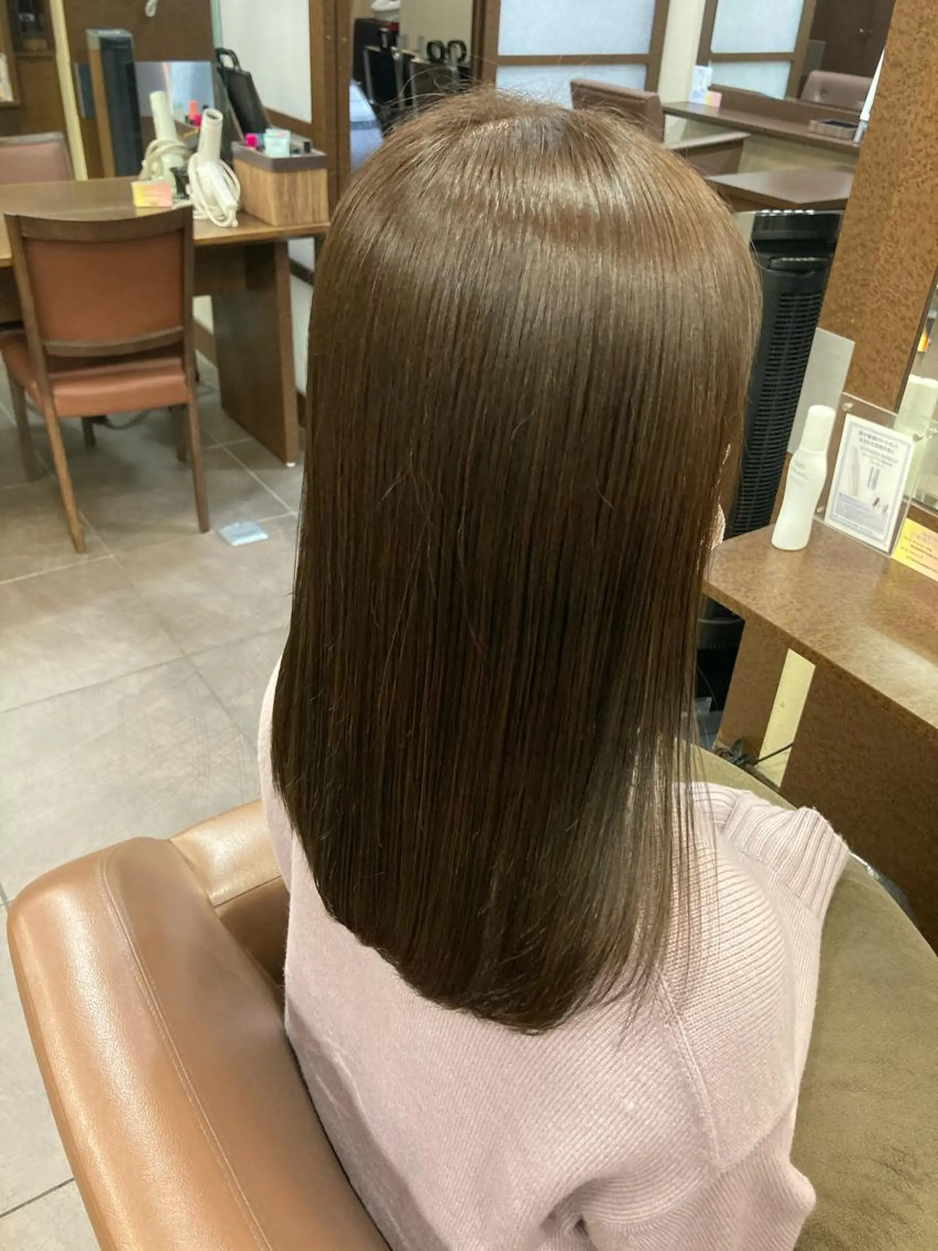 ロング カラー ベージュカラー トリートメント ヘアカラー トリートメント 🌟東銀座マンツーマ ン🌟タカナシのヘアスタイル