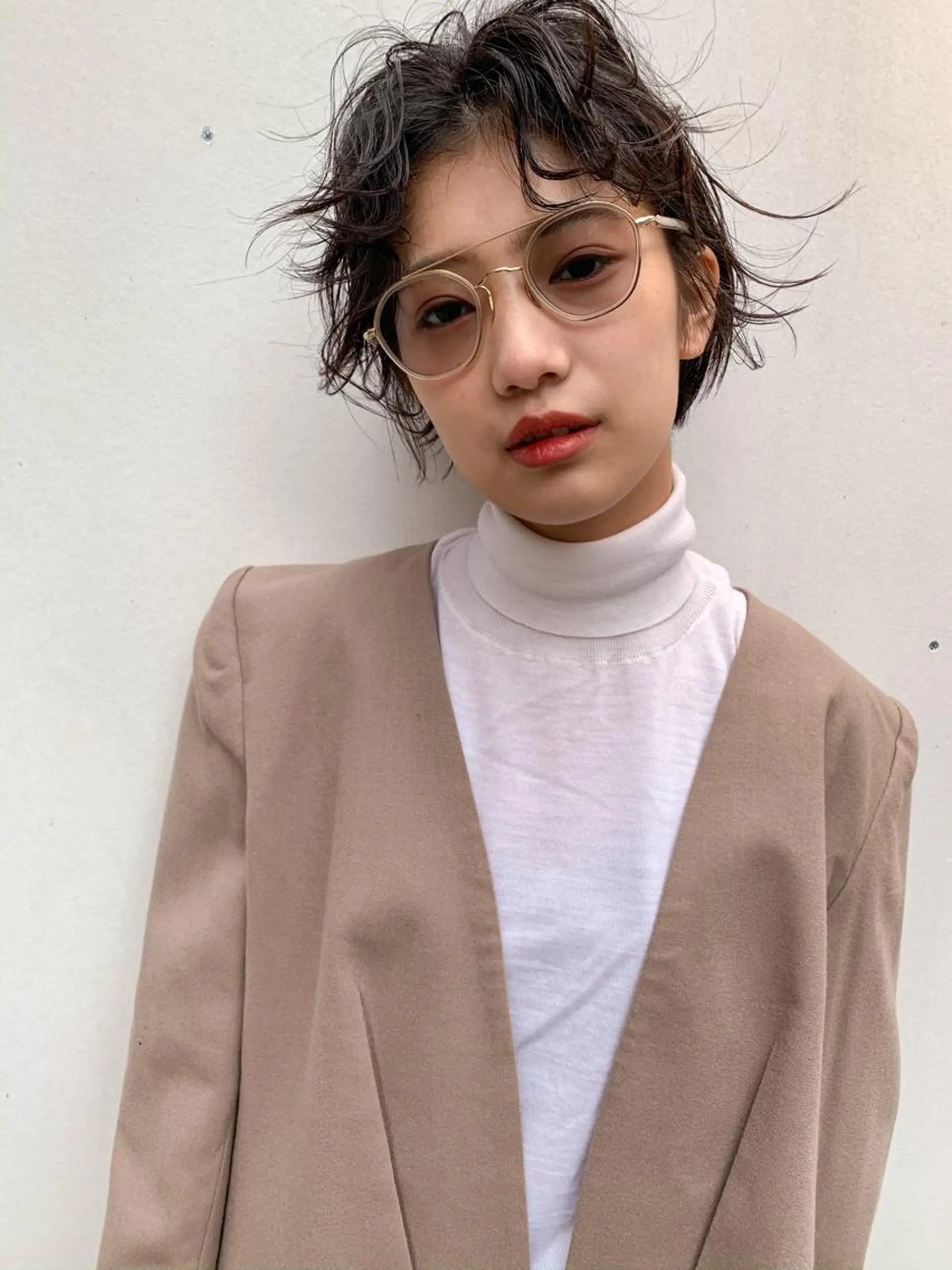 ショート カット トリートメント nessヤマサキ リュウタのヘアスタイル