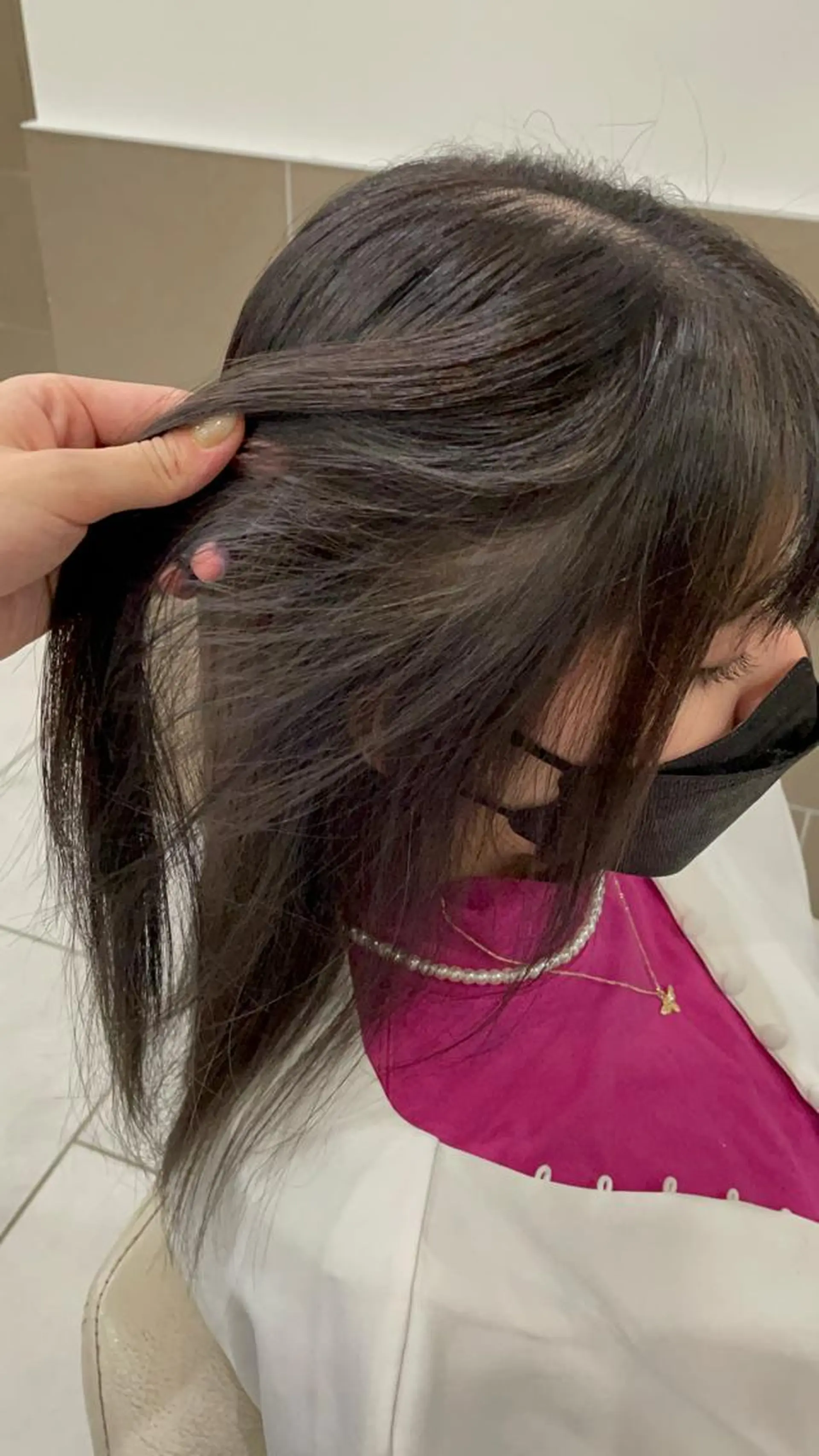 ミディアム カラー PROGRESS Harukiのヘアスタイル