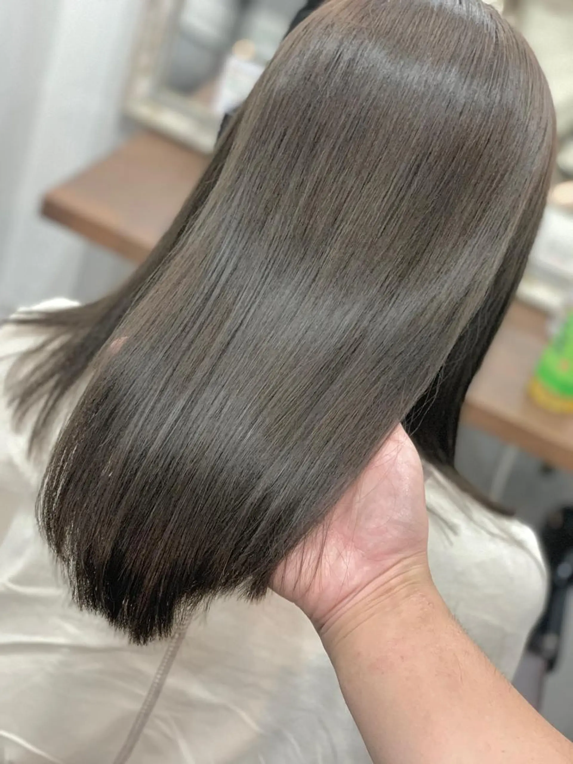 ミディアム カット ヘアカラー トリートメント ブリーチ毛に縮毛矯正 ✨カラー✨山田 正幸のヘアスタイル