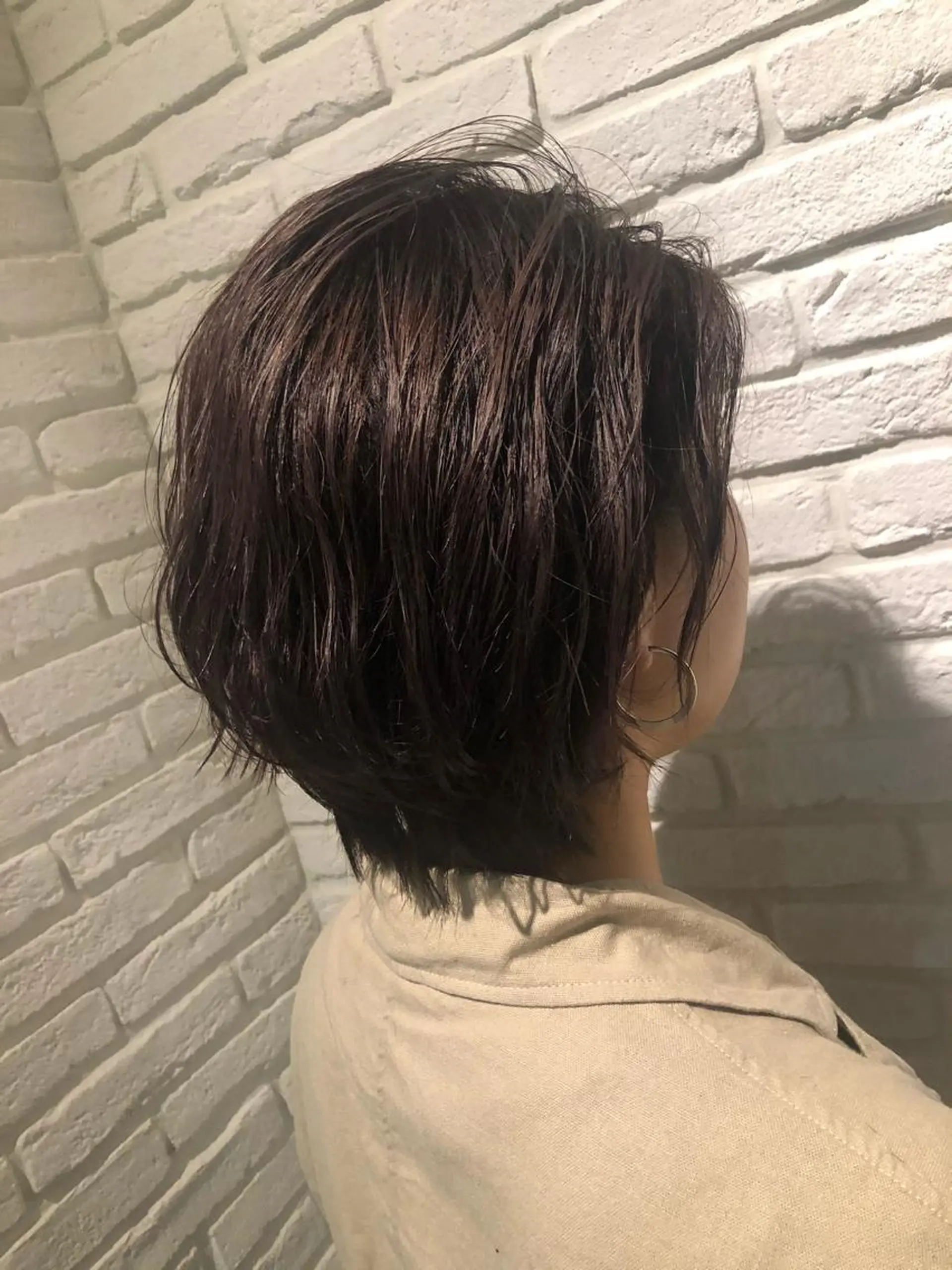 ショート ヘアカラー 関本 悠奈のヘアスタイル