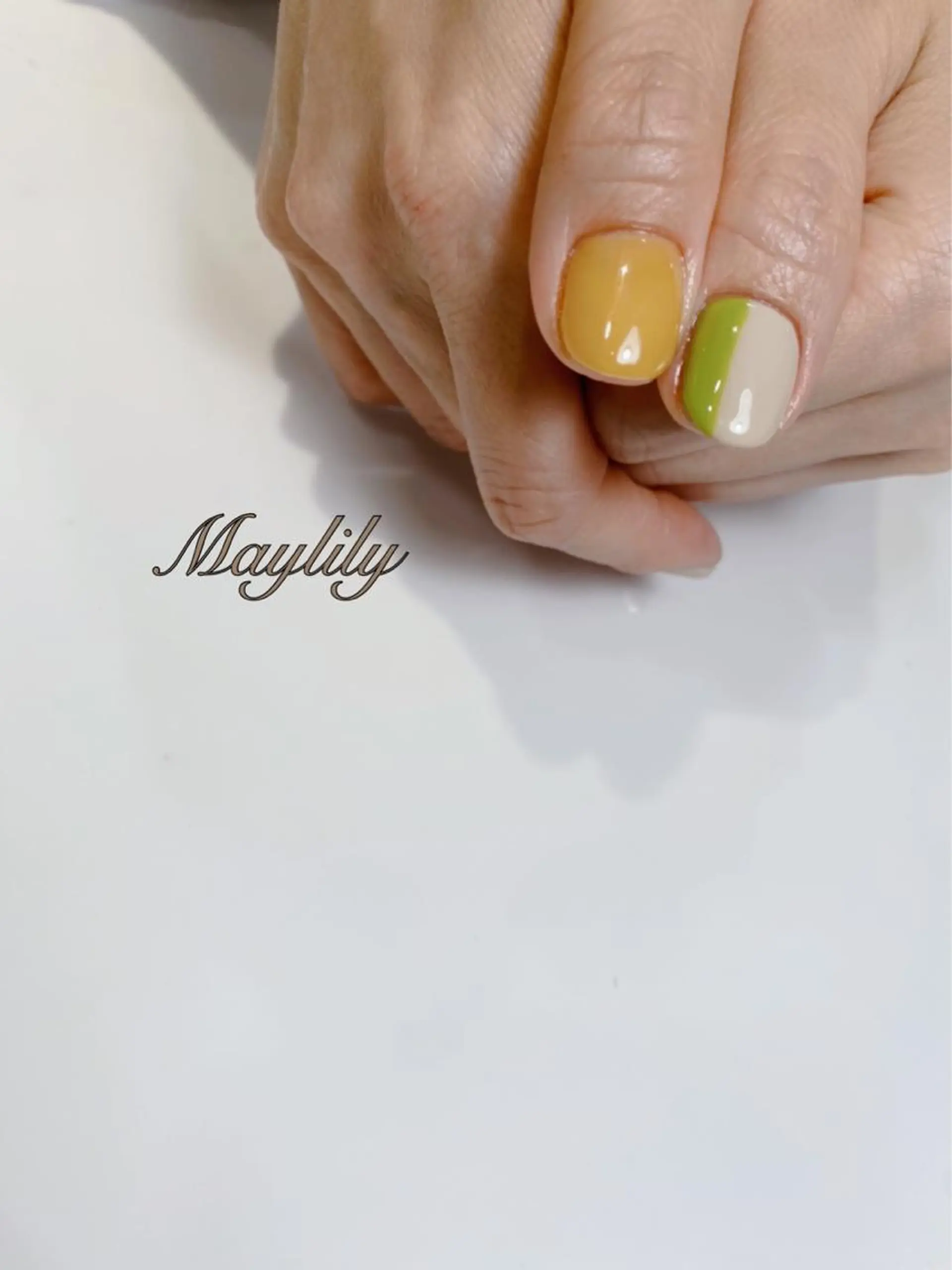 ネイル 持ち込み ハンドネイル Nail salon Maylilyのネイルデザイン