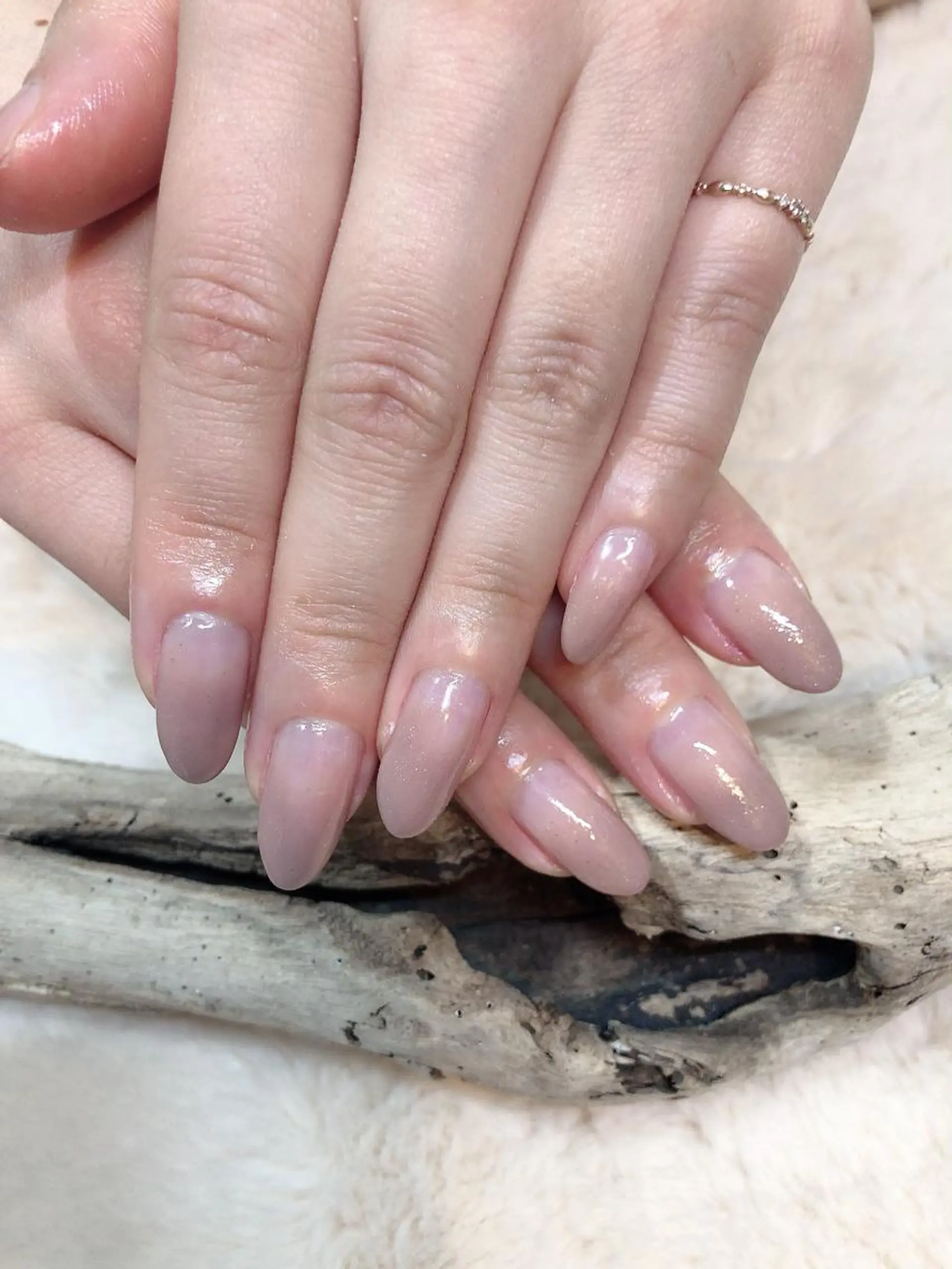 ネイル ラメ(グリッター) ラメグラデーション YAS 青柳 安代のネイルデザイン