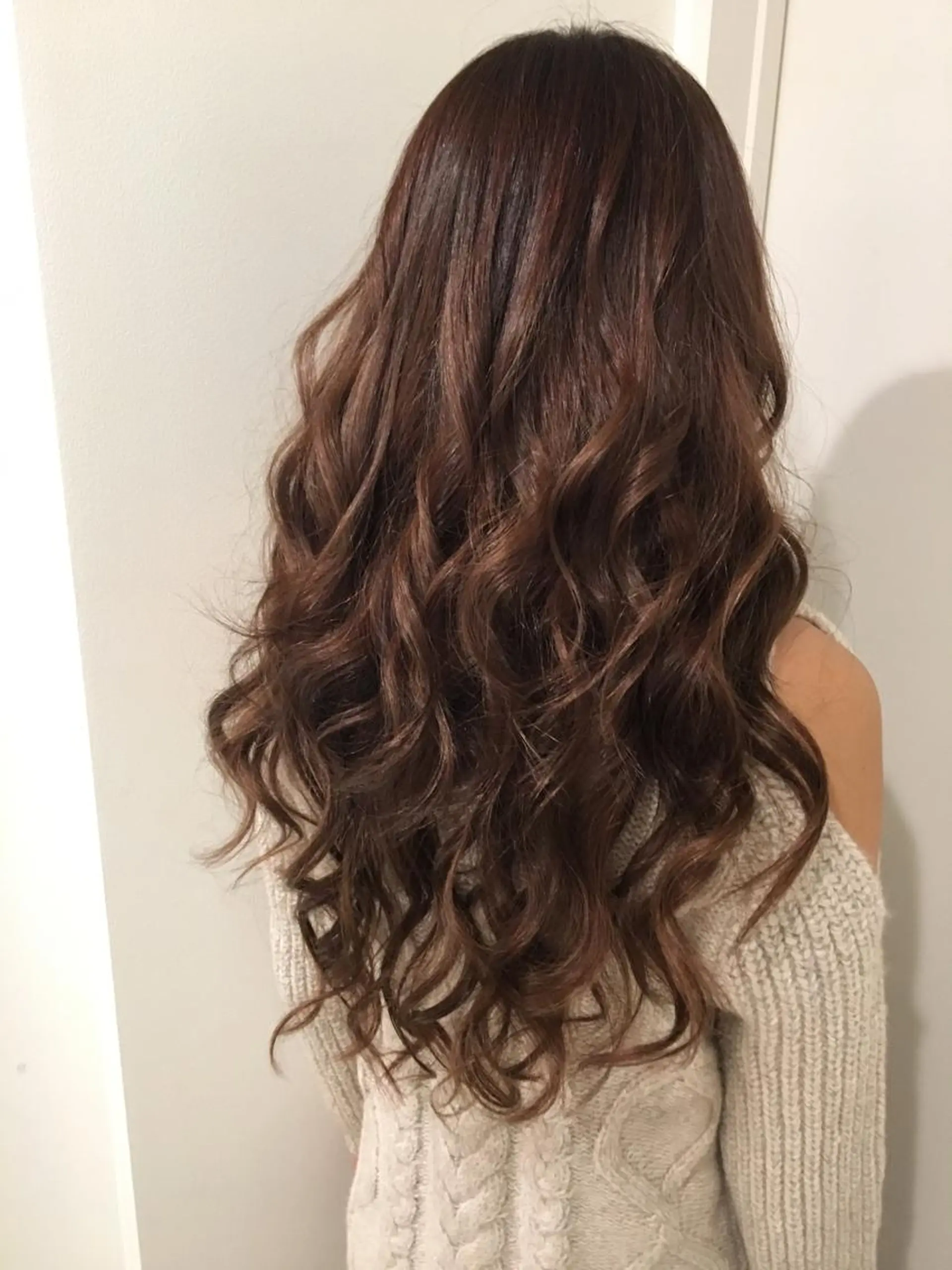 ロング 🌈評価No.1🌈 艶髪カラー❌エクステのヘアスタイル