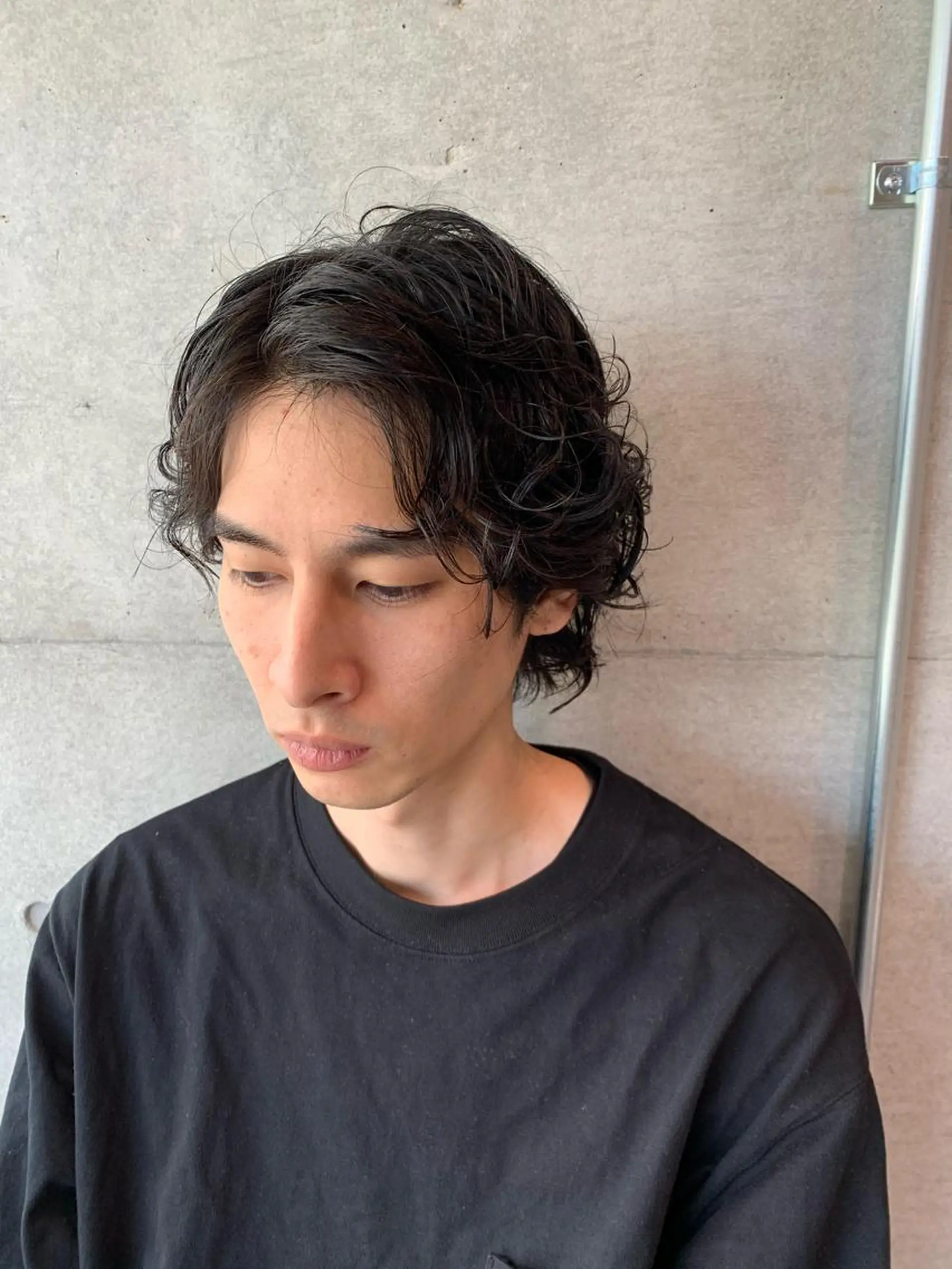 ミディアム ミディアムパーマ カット パーマ オシャレ髪✔️ 店長オオキアキヒロのヘアスタイル