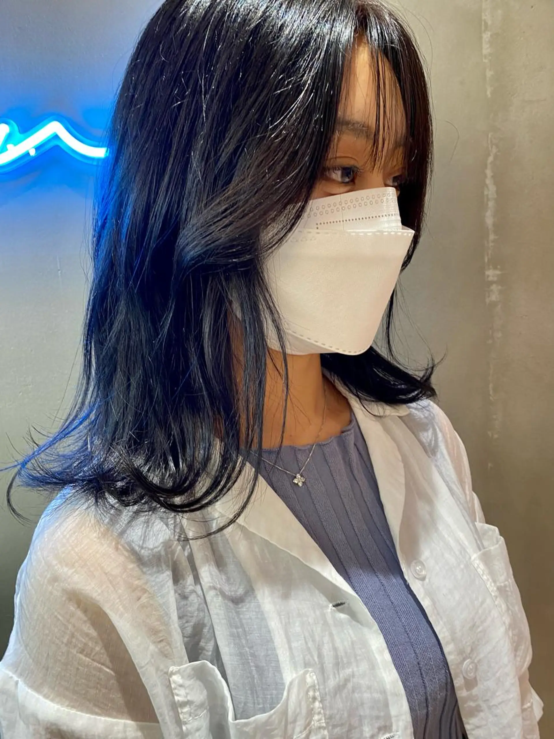 ミディアム 顔周り/ブリーチなし /縮毛矯正🫧伊勢のヘアスタイル