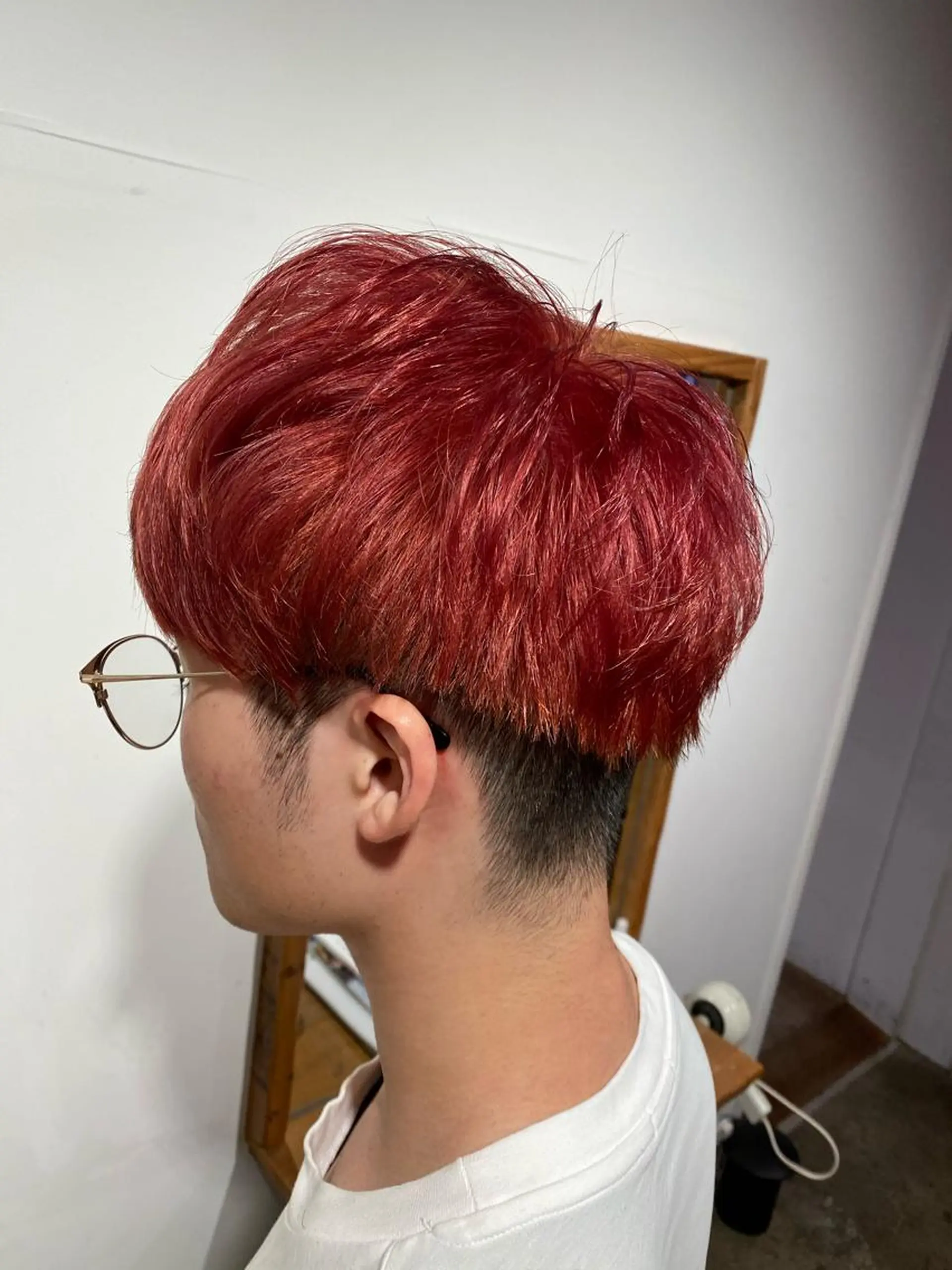 ショート カラー メンズ マッシュ わかばやし ゆうこのヘアスタイル