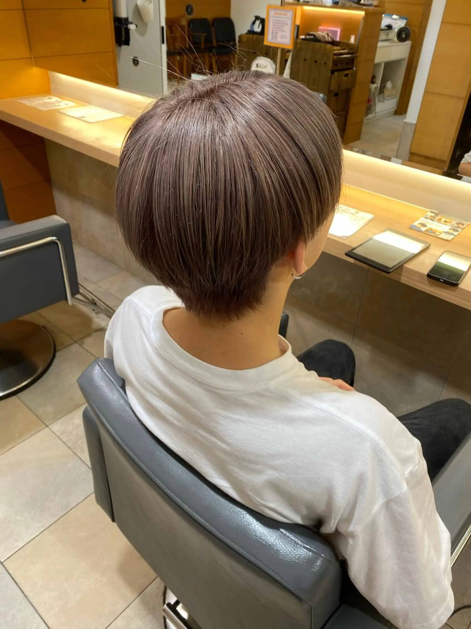 ショート 谷川あかり /ナチュラルパーマのヘアスタイル