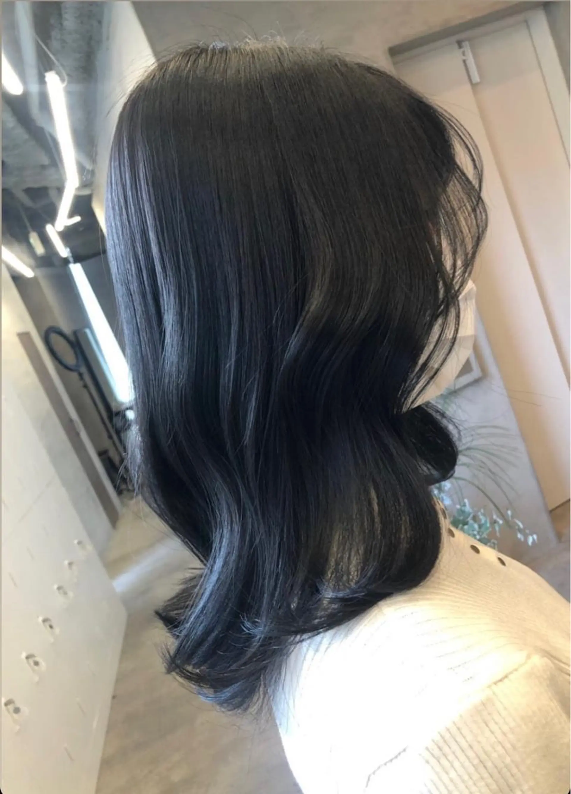 セミロング カット ヘアカラー トリートメント マンツーマン／韓国 ヘア‎Amiのヘアスタイル