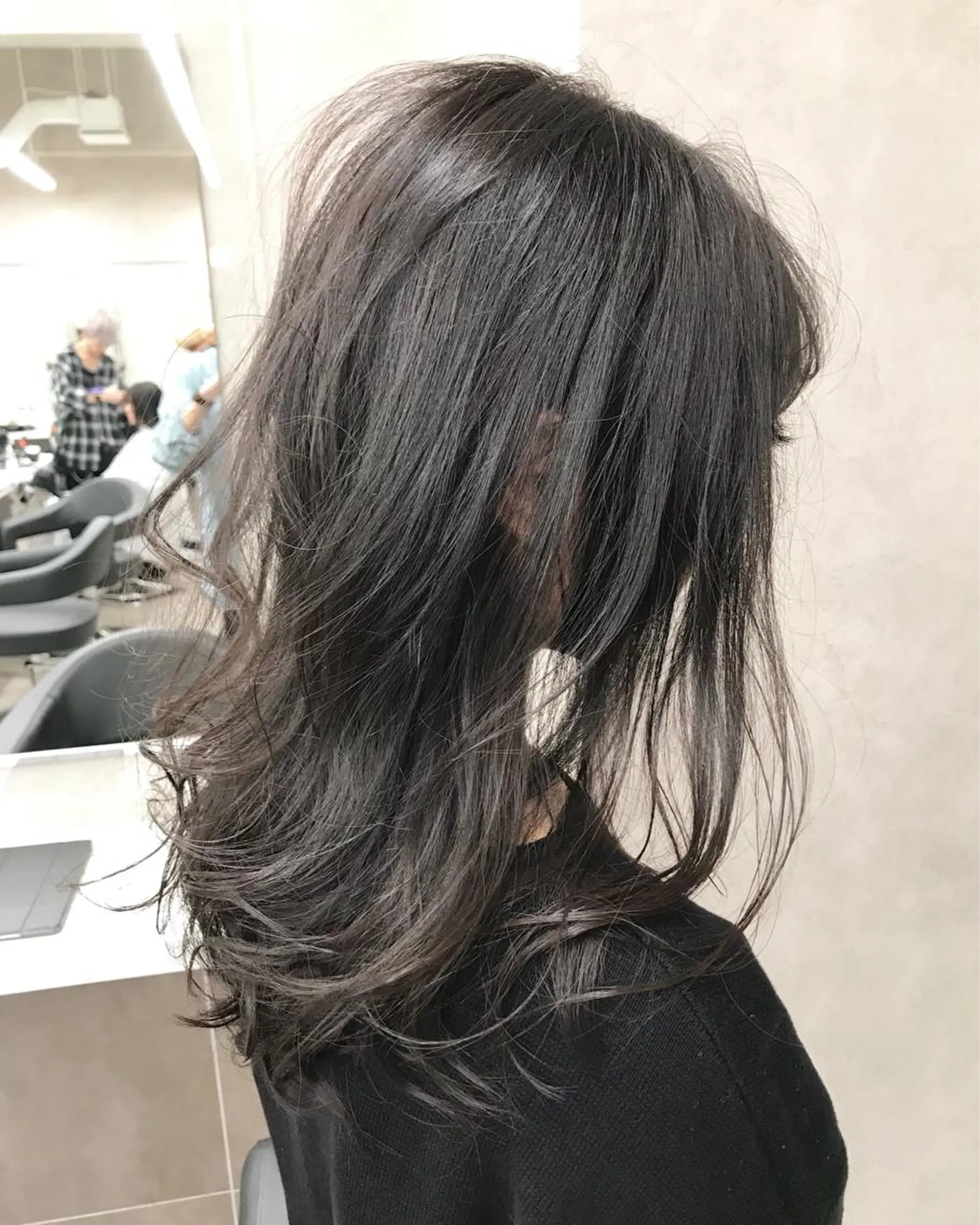 セミロング カラー 💞あざと可愛い💞 児玉大地のヘアスタイル