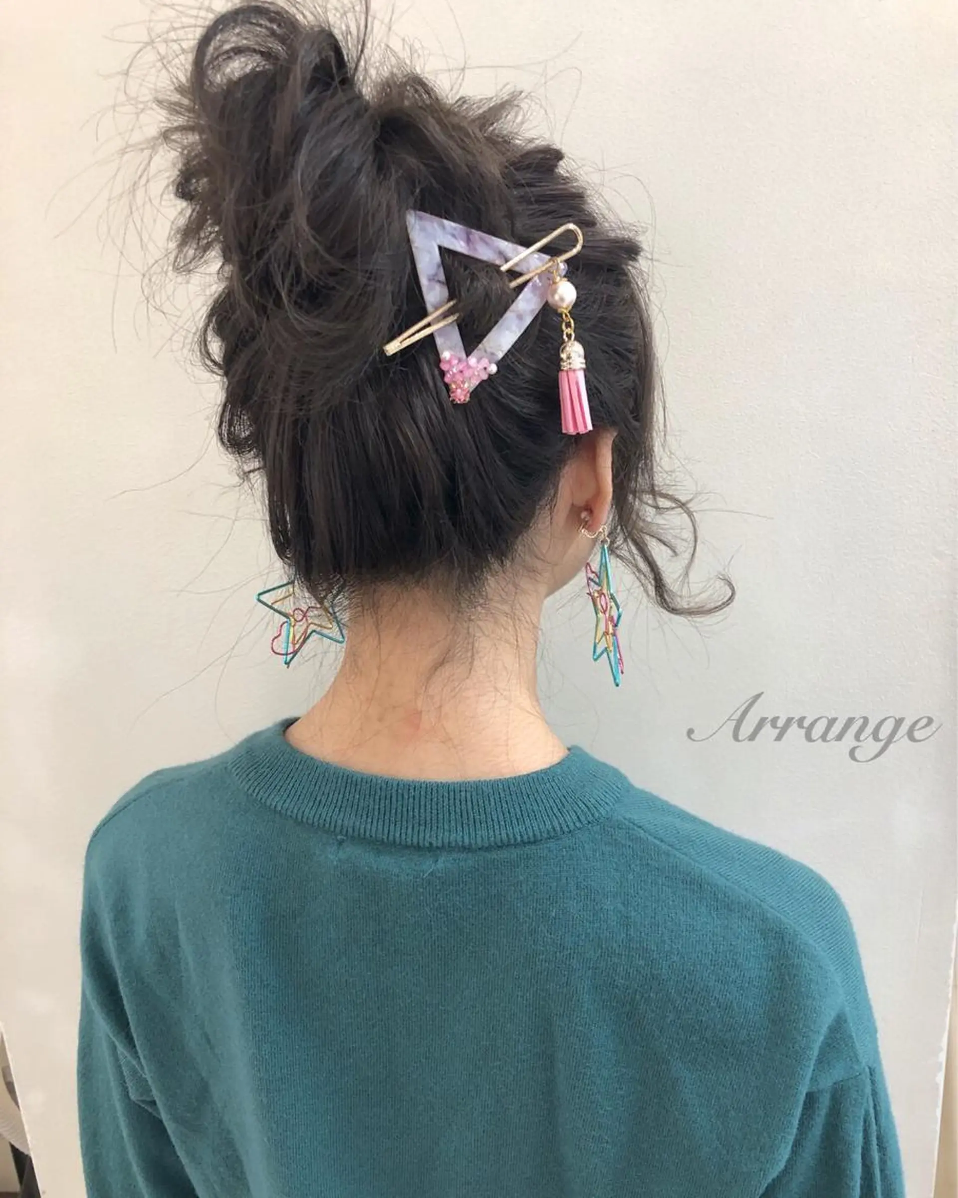 ミディアム ヘアアレンジ お団子ヘア 柳澤 興輝のヘアスタイル