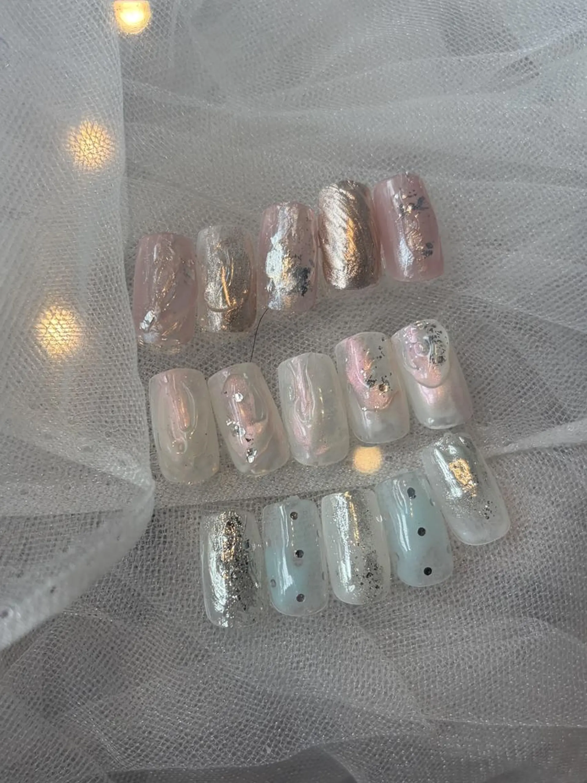 ネイル マグネットネイル マグネットワンカラー ニュアンスネイル ワンカラーネイル ハンドネイル Noa.by Charme｜心斎橋のネイルデザイン