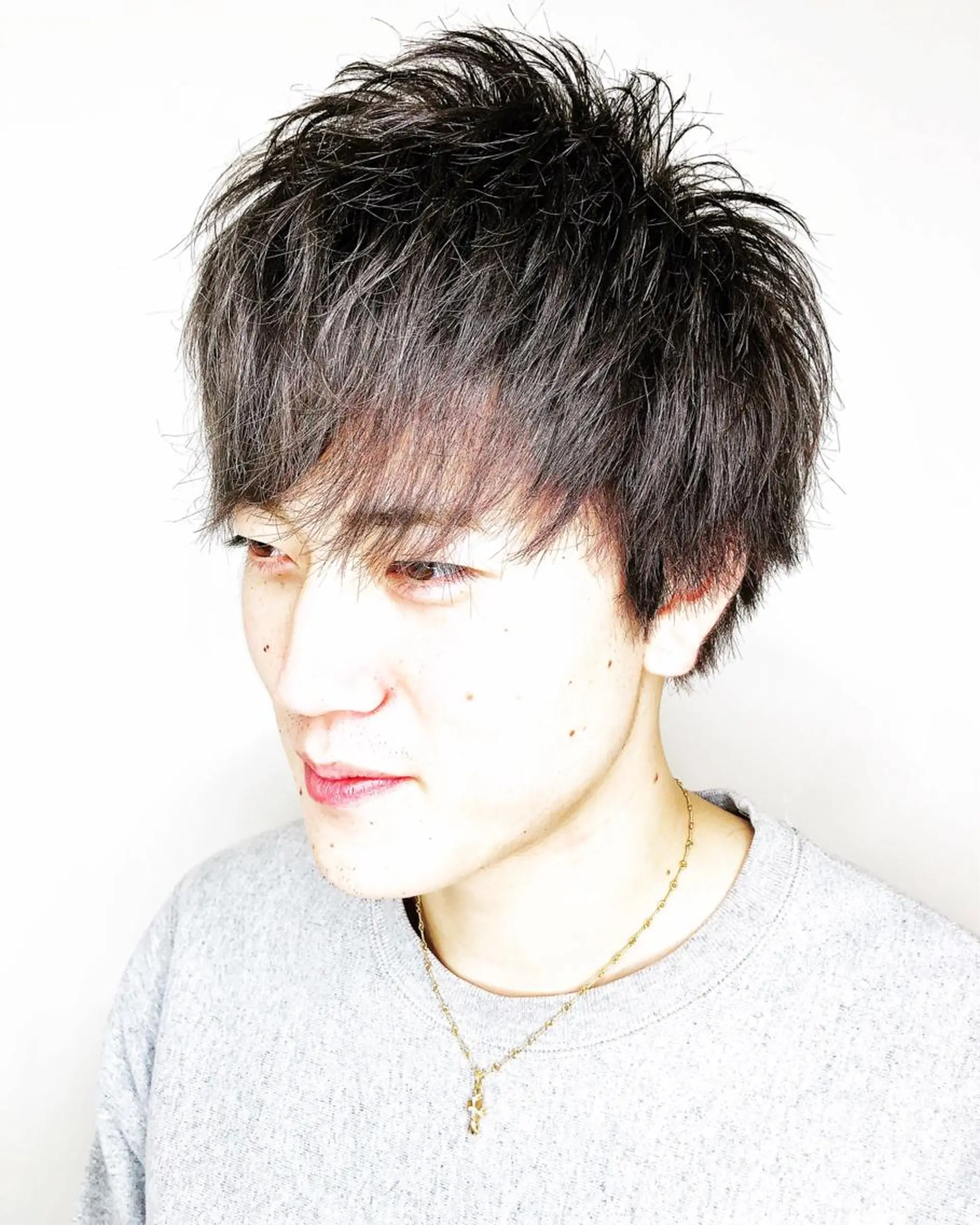 ショート カラー メンズ メンズヘア特化 崎田 成人のヘアスタイル