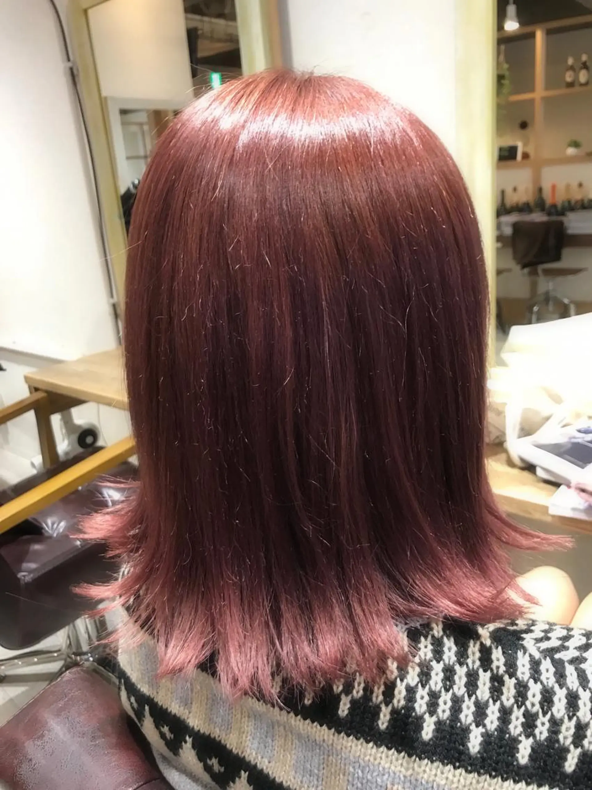 ショート ミディアム セミロング カラー パーマ ヘアアレンジ アッシュ ピンクカラー ピンクアッシュ 縮毛矯正/美髪 髪質改善/石田幸輔のヘアスタイル
