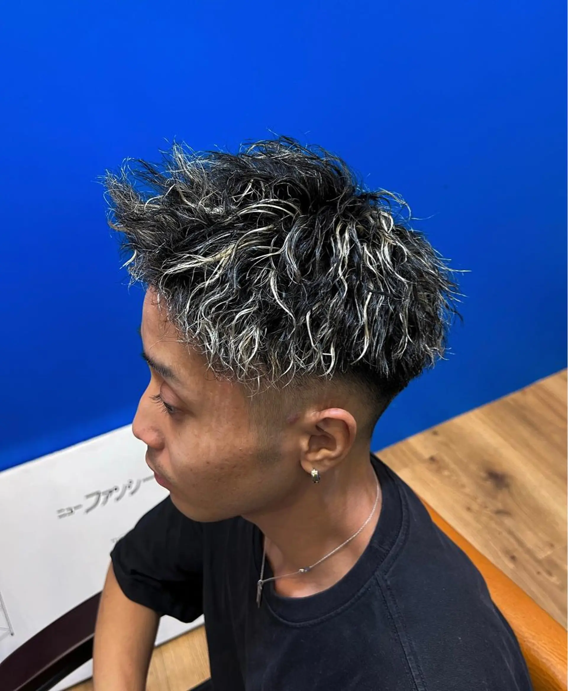 ショート メンズ カット ヘアカラー メンズ専門 花瀬弘晃のヘアスタイル