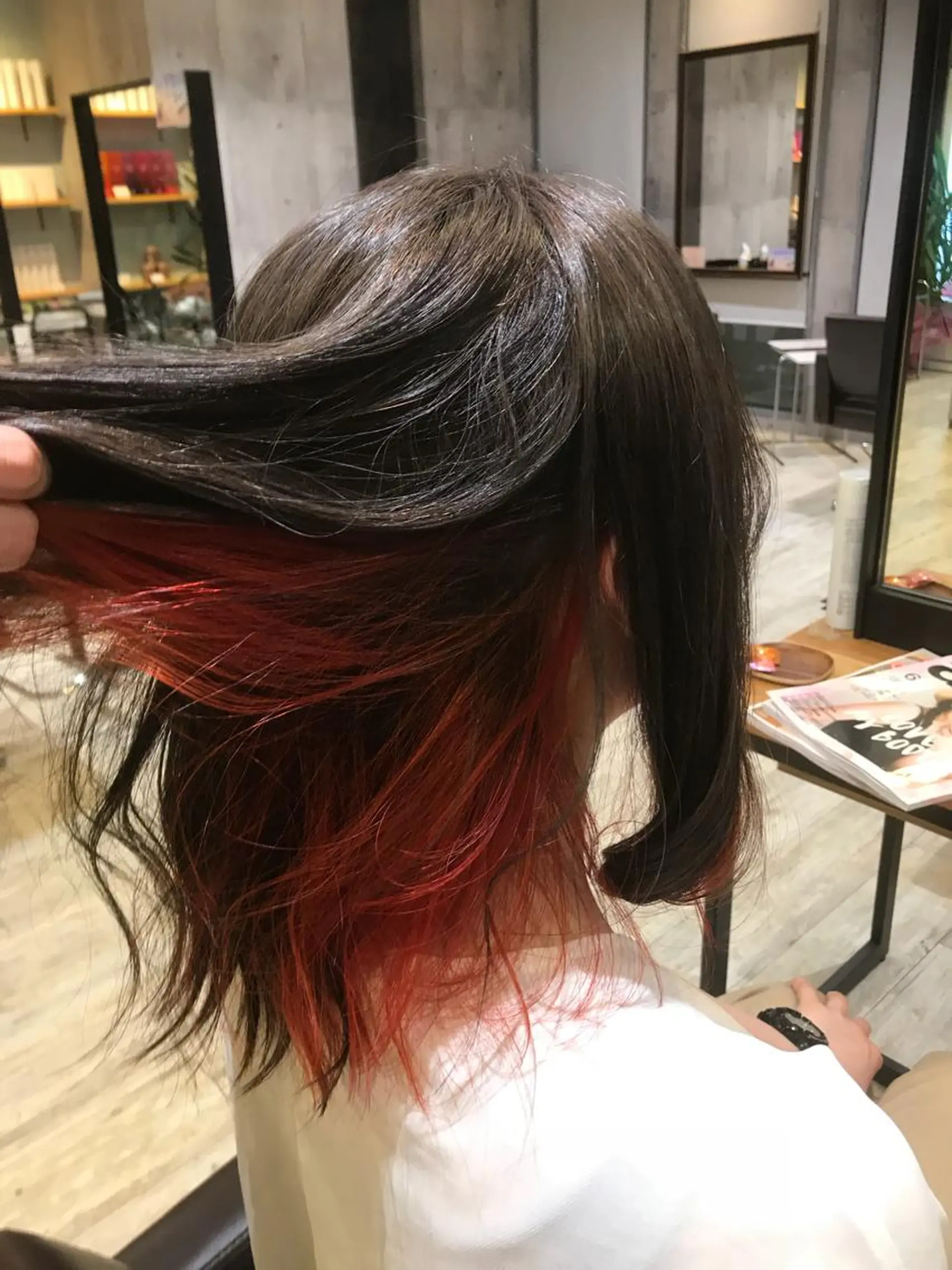 ショート カラー パーマ ヘアアレンジ メンズ キッズ ネイル マツエク・マツパ カット ヘアカラー トリートメント EnBlesS西宮 マンツーマン神道有基のヘアスタイル
