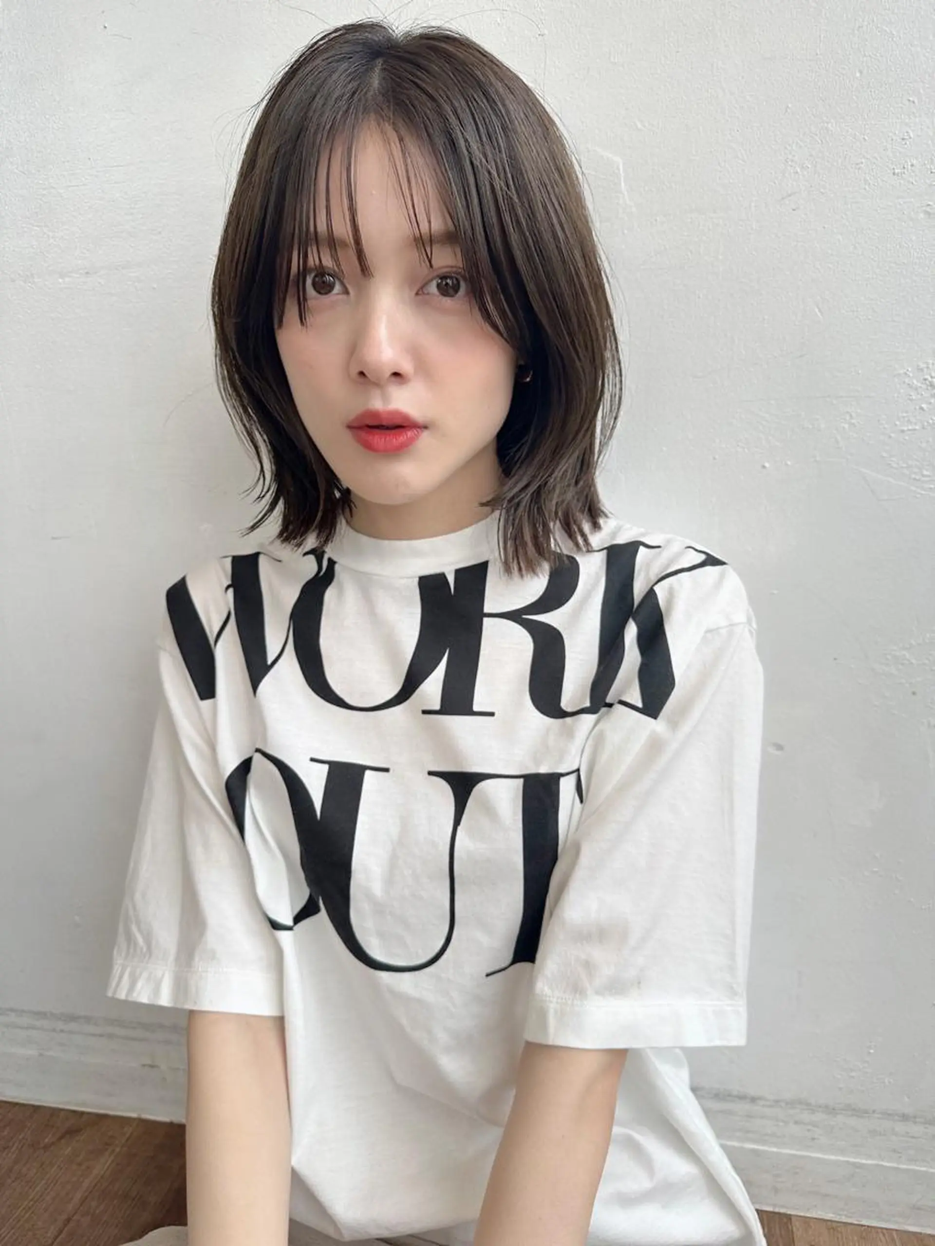 ミディアム 鎌倉 彩のヘアスタイル