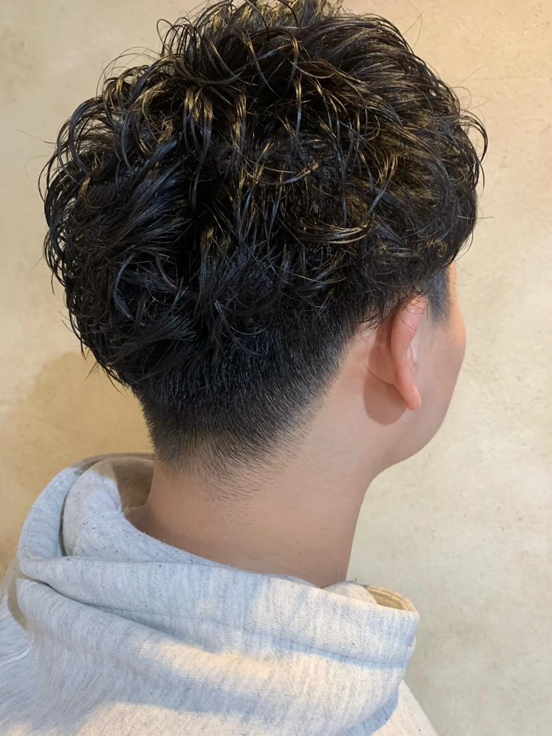 パーマ メンズ カット パーマ 平 ちひろのヘアスタイル
