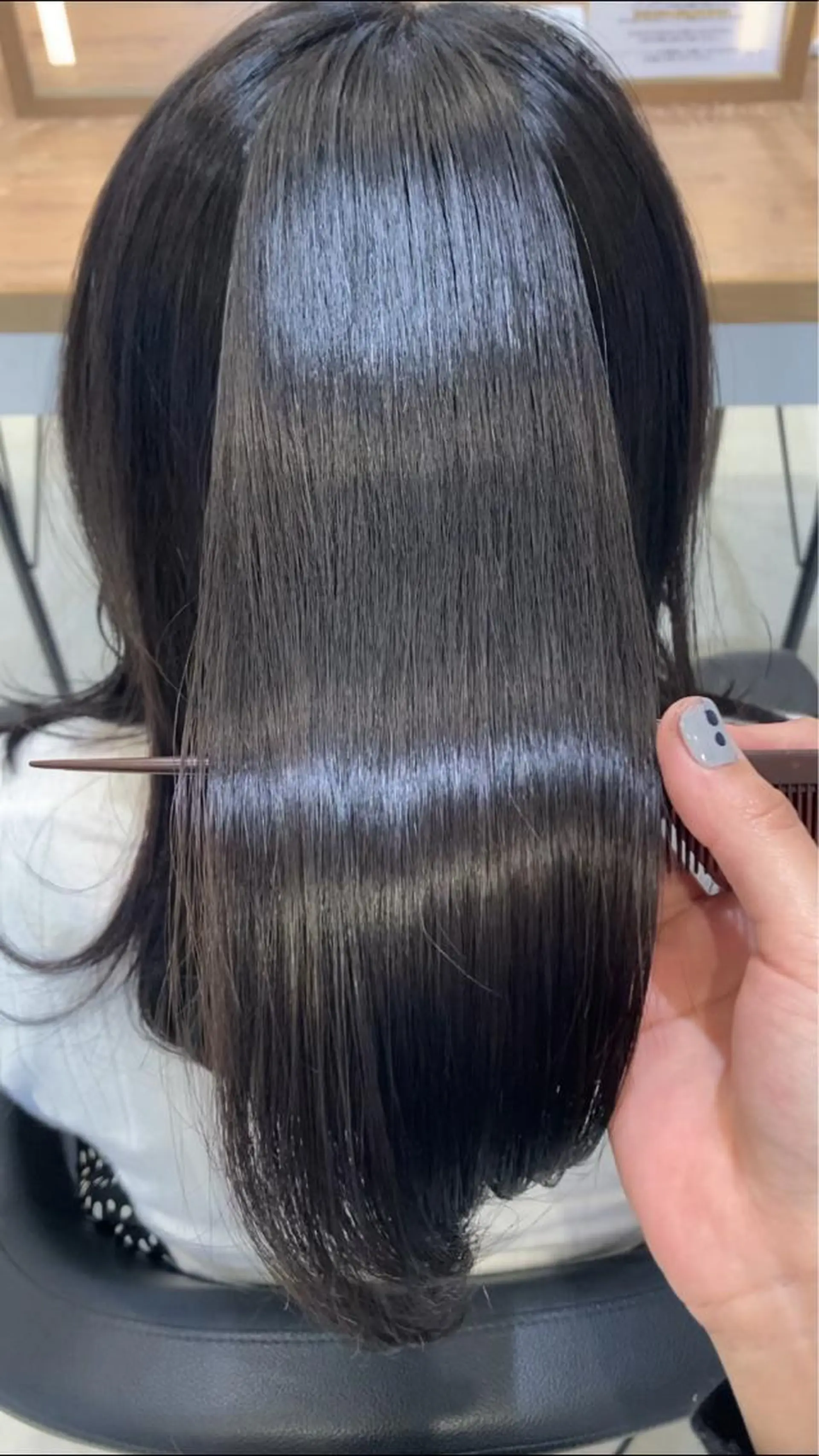 セミロング カラー nono/パーマ /顔まわりカット🐈のヘアスタイル