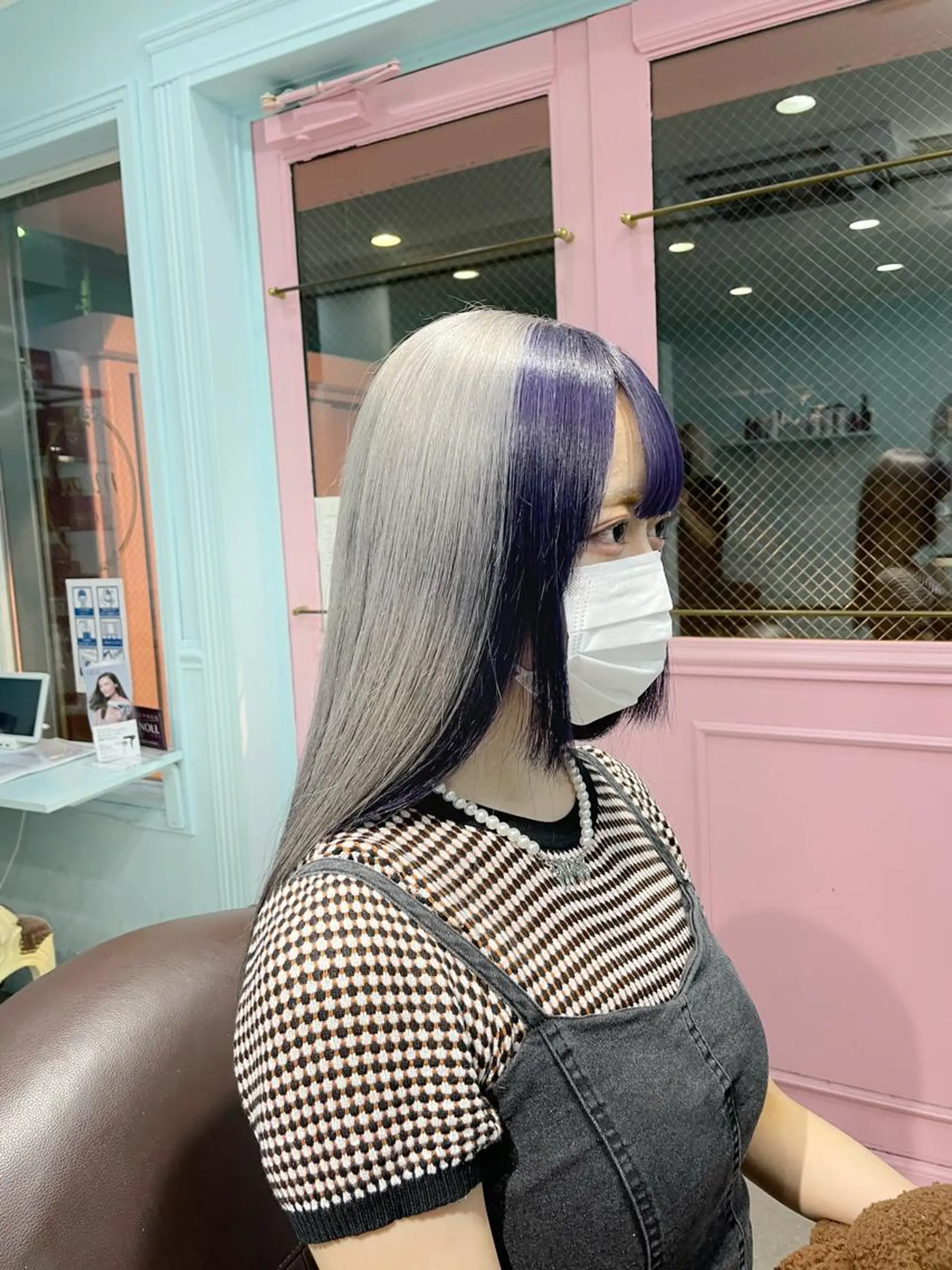 ロング カラー ヘアアレンジ ヘアカラー トリートメント ヘッドスパ ヘアセット 柔らかカラー/ レイヤーYUTO🧋のヘアスタイル