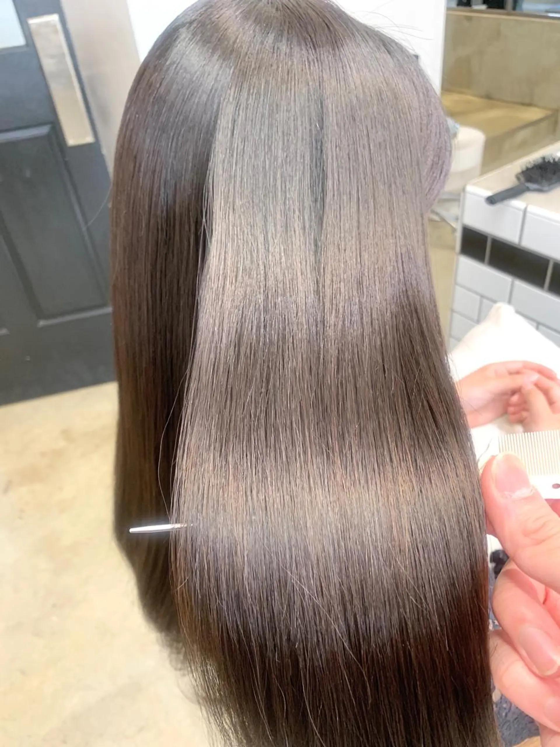 ロング カラー ヘアアレンジ ヘアカラー トリートメント 🎀暖色カラー🎀 ♡yurika♡のヘアスタイル