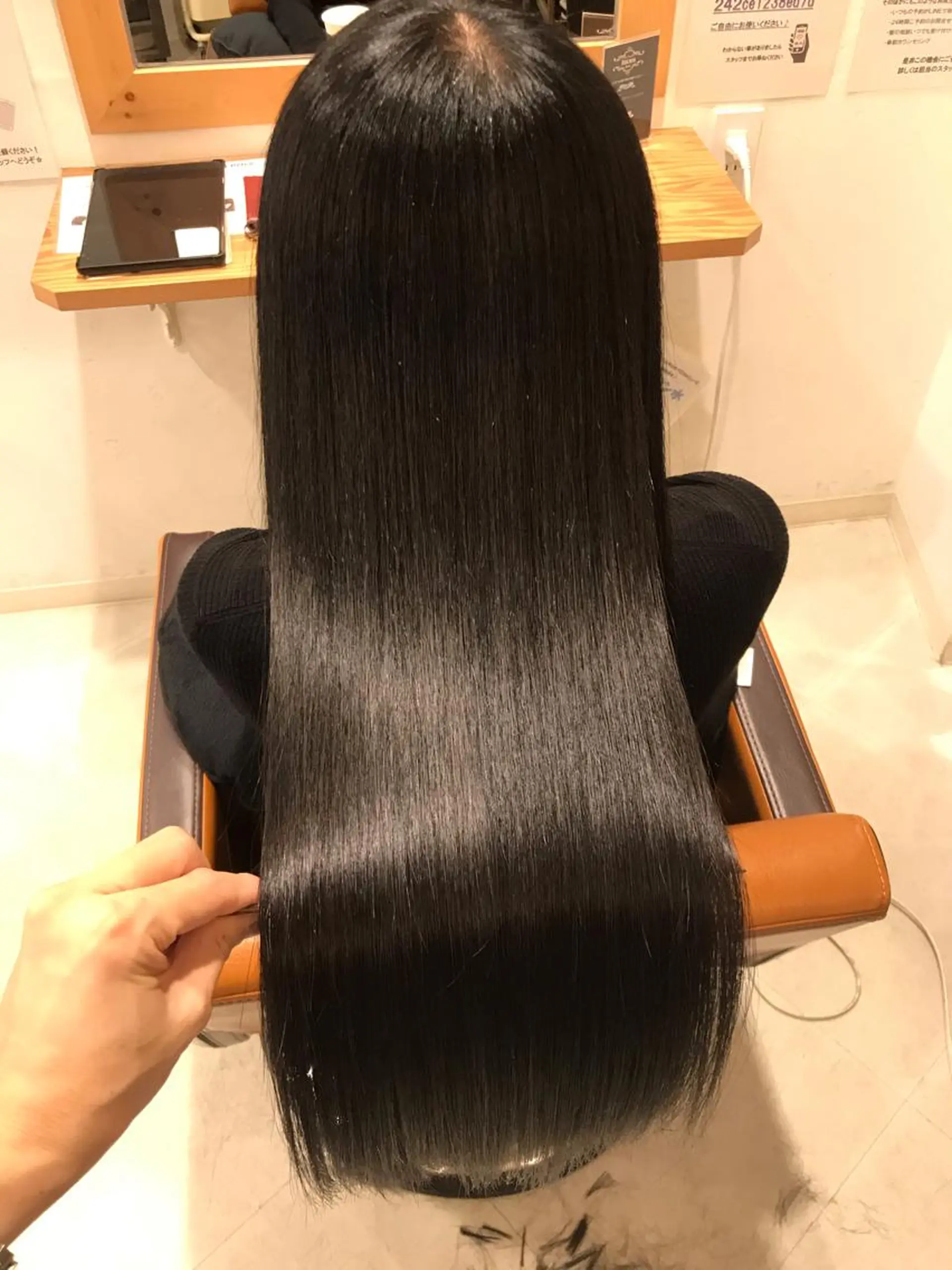 ロング 縮毛矯正 ツヤ髪専門美容師 桑原　和誠のヘアスタイル