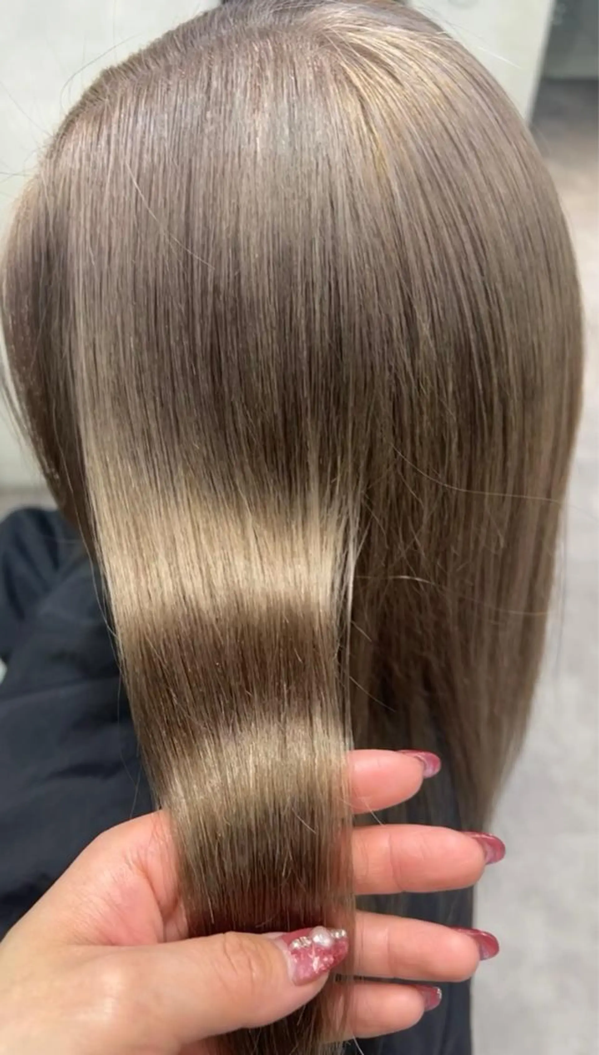 ミディアム カラー ヘアアレンジ シールエクステ アディクシーカラー アッシュ バレイヤージュ ベージュカラー ヘアカラー トリートメント ar+ ❤︎ maiのヘアスタイル