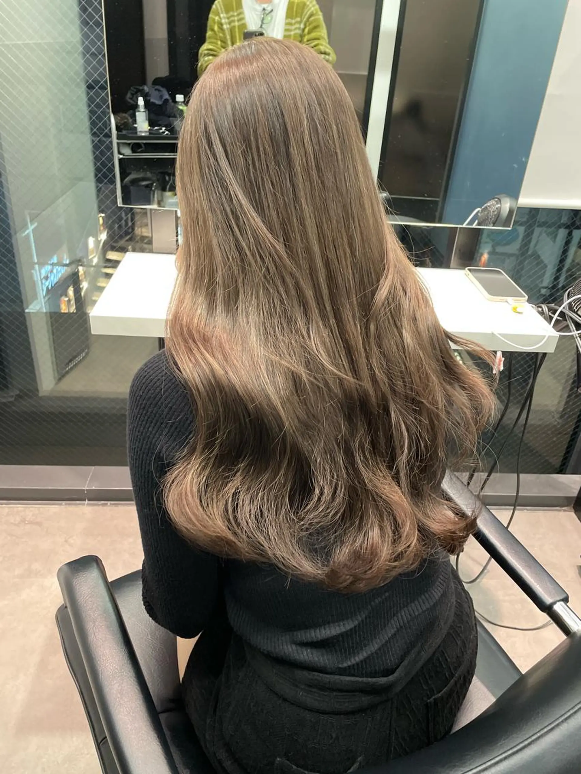 ミディアム カラー 韓国ヘア 店長NEGIのヘアスタイル