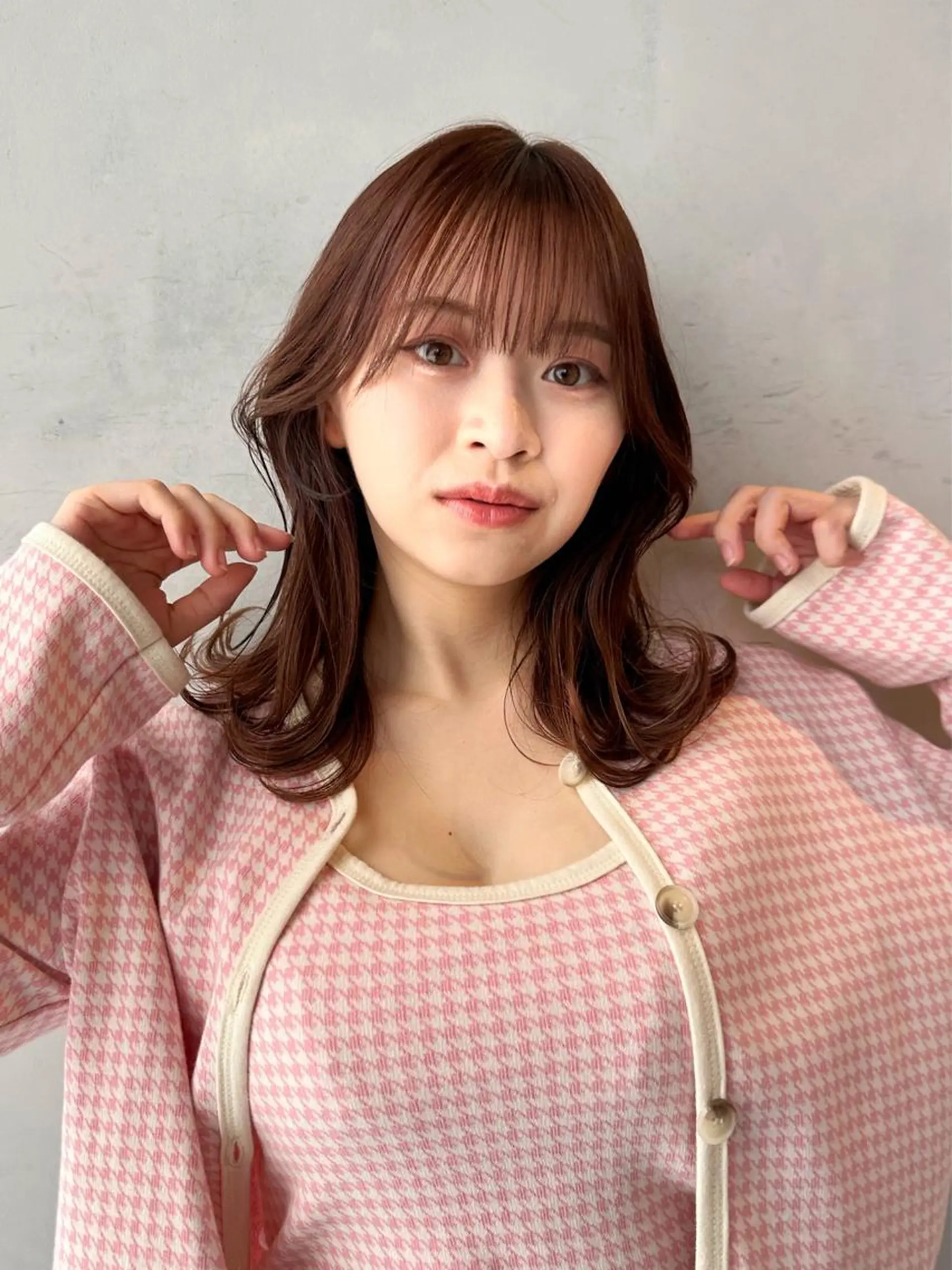 ミディアム カラー 大人レイヤー×艶髪 小久保　春暁のヘアスタイル