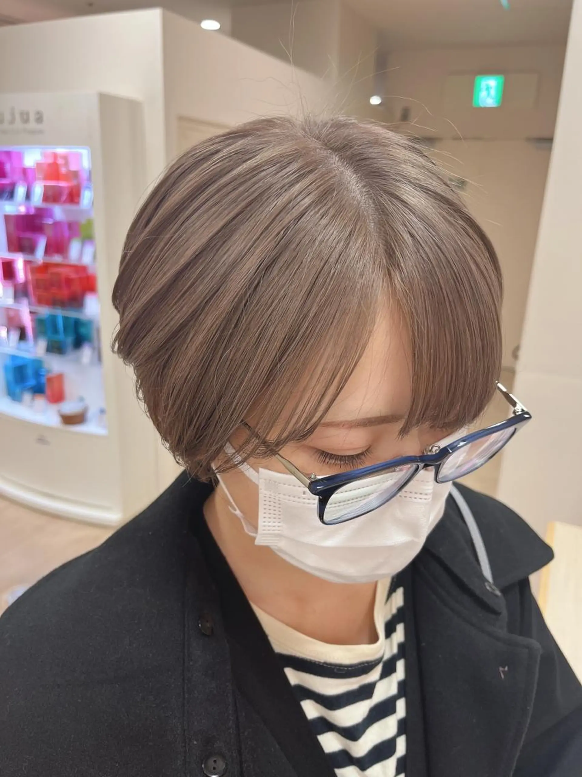 ショート カラー 暖色専門美容師🎀 お客様満足度◎のヘアスタイル