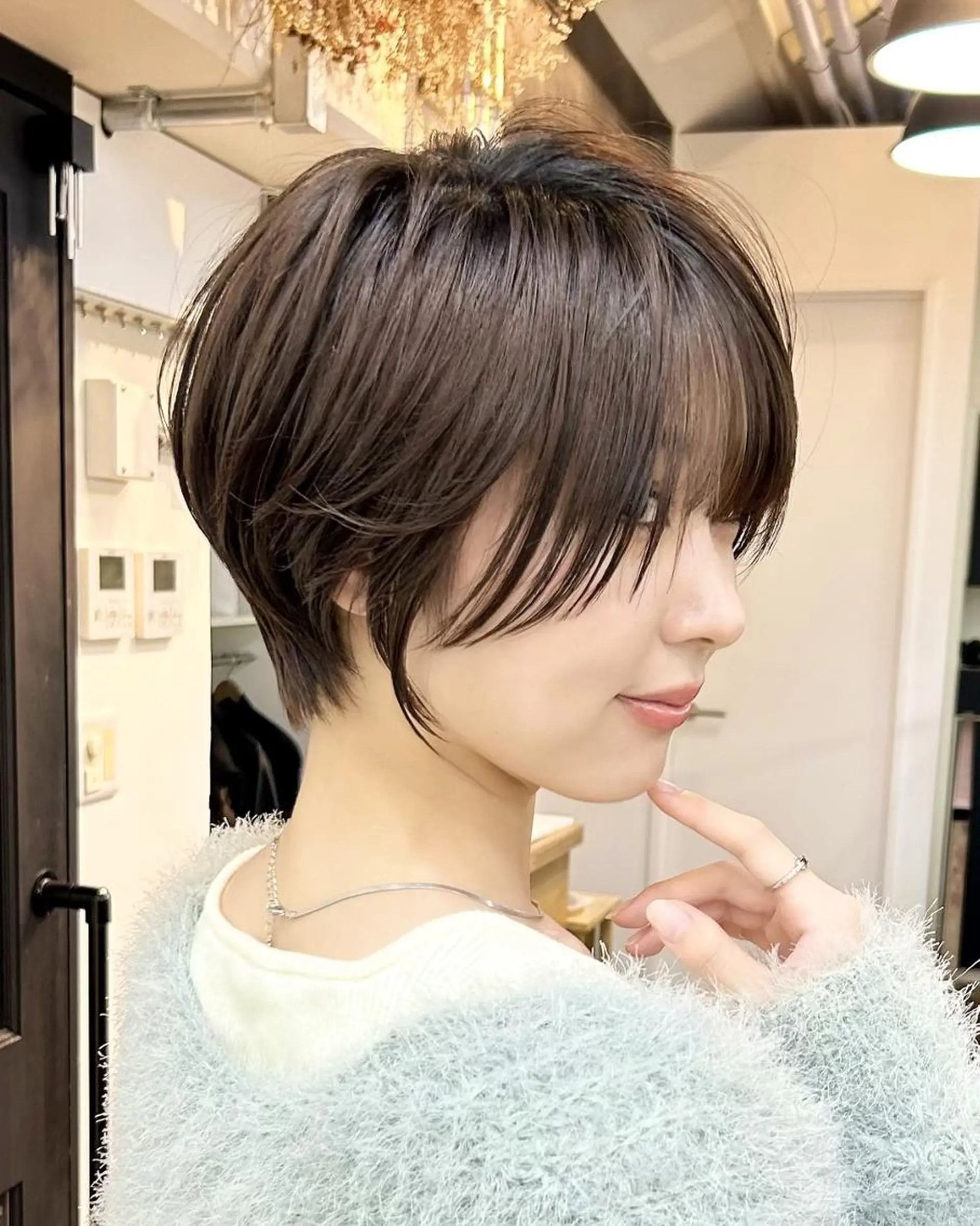 ショート ヘアカラー kiy by ioeのヘアスタイル