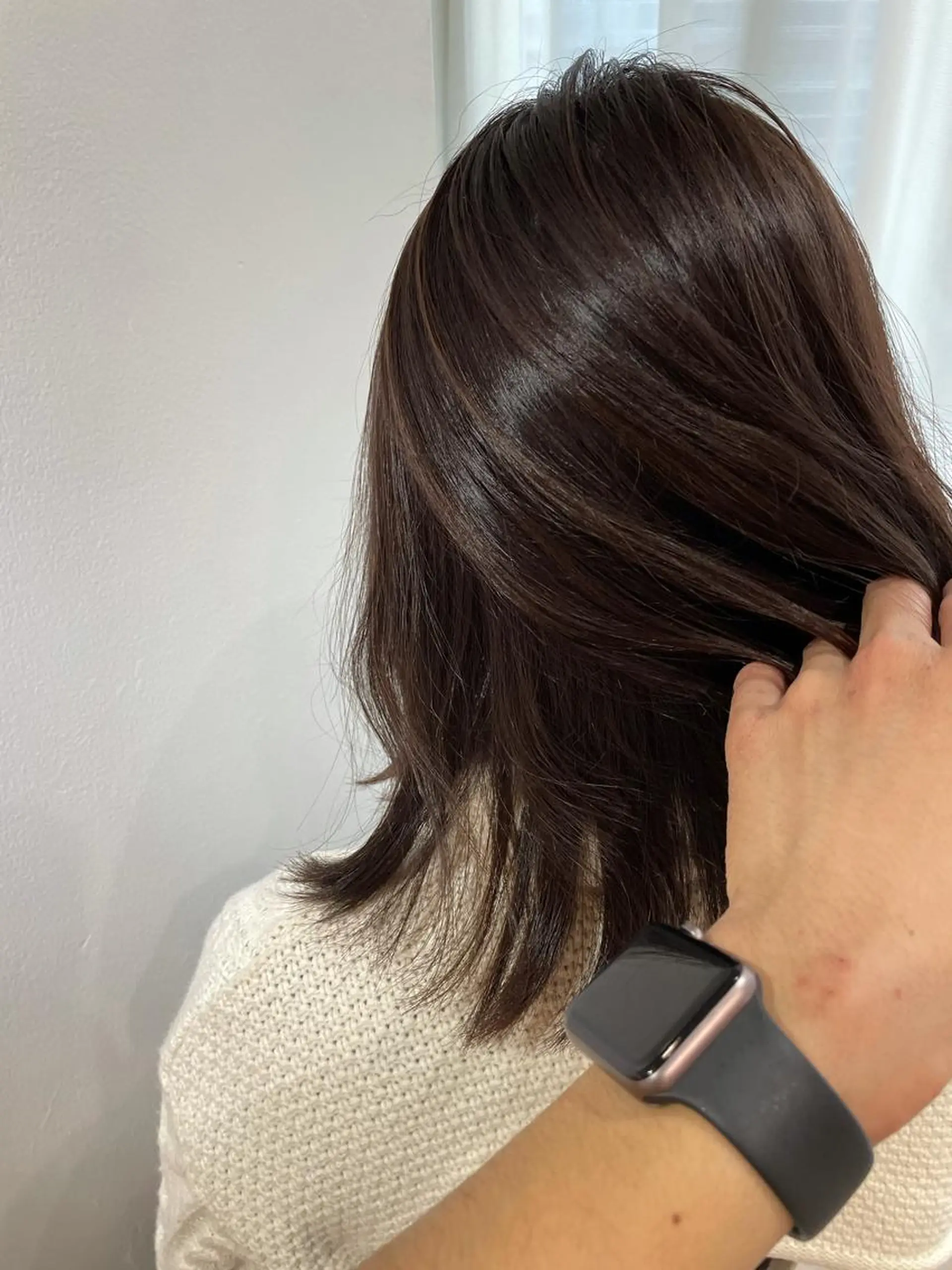 ミディアム カラー カット ヘアカラー トリートメント eins.hair所属・過去一の柔髪ヘア 🌿einshairのヘアスタイル