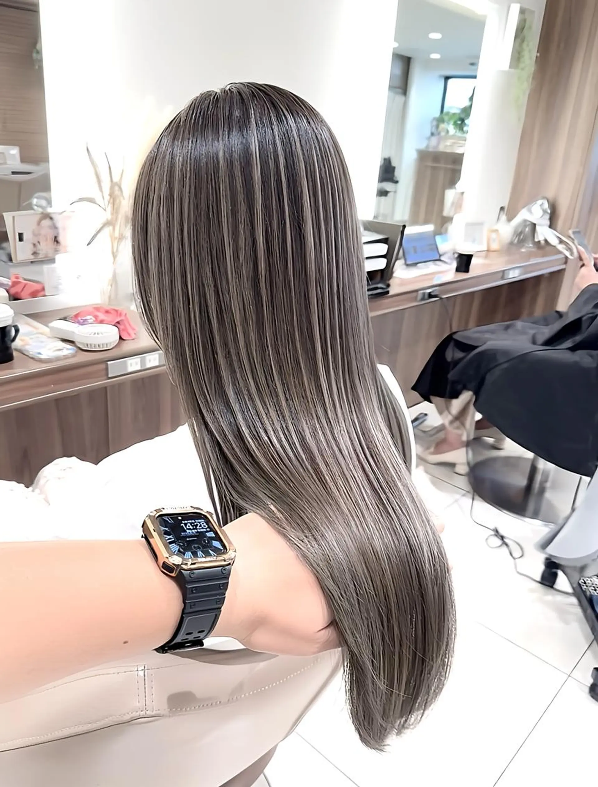 カラー 髪質改善 ヘアカラー トリートメント ＡＳＨ大宮/ブリーチ 髪質改善/カラーのヘアスタイル