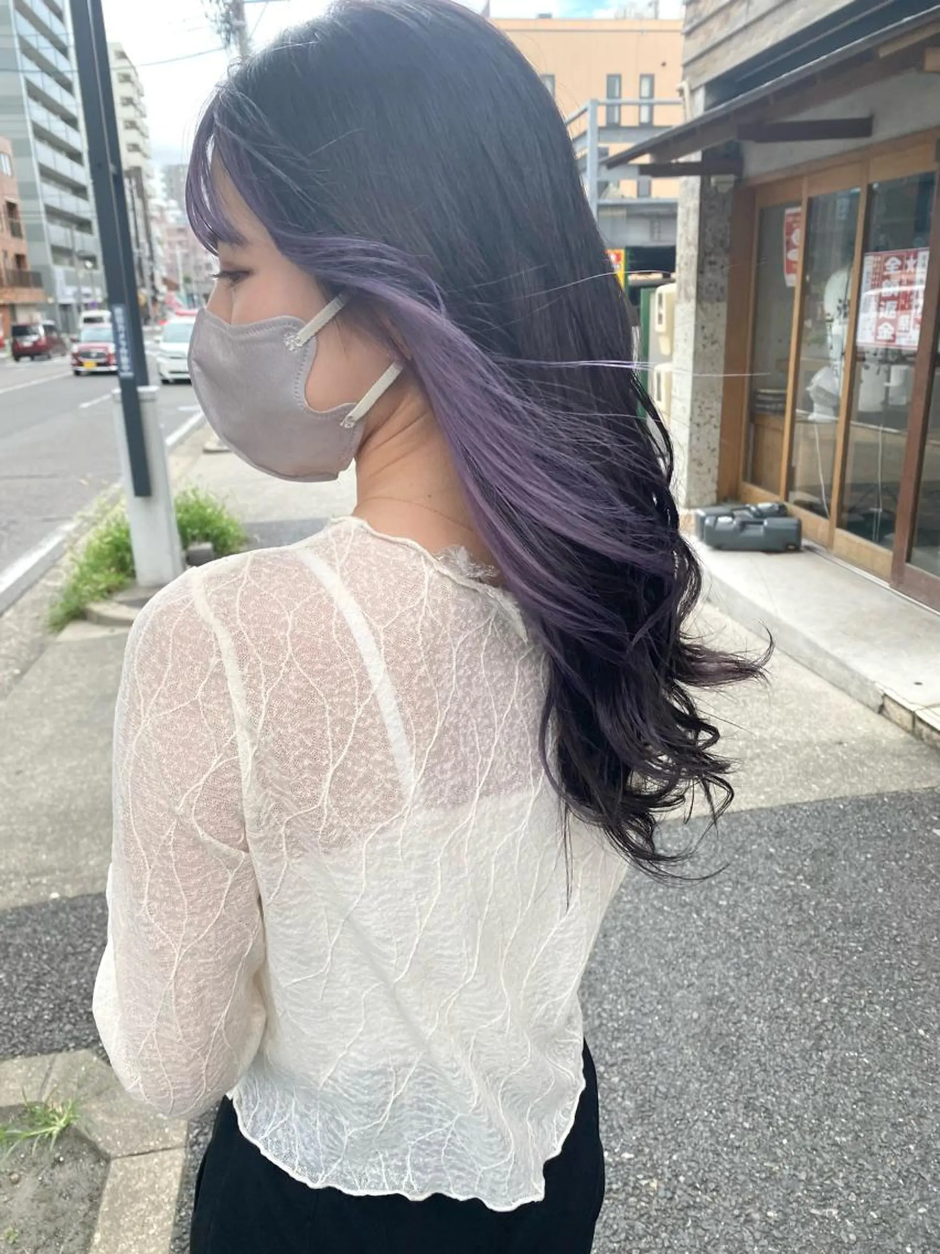 ロング カラー 透明感カラー ラベンダーカラー パープルカラー 🍀透明感抜群🍀/ ハイトーンカラーのヘアスタイル