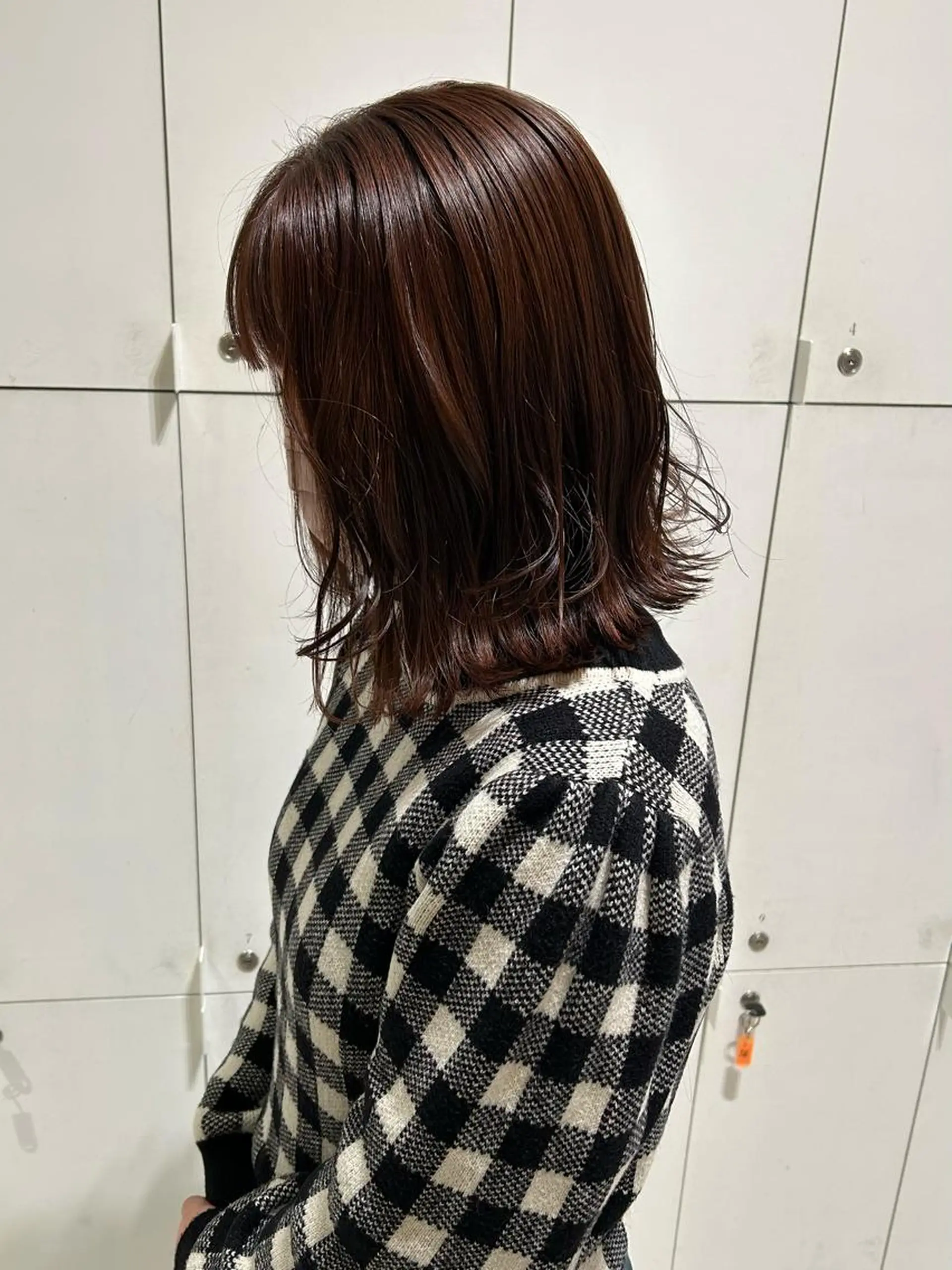 ミディアム カラー カット ヘアカラー トリートメント 透明感カラー🫧 nanohaのヘアスタイル