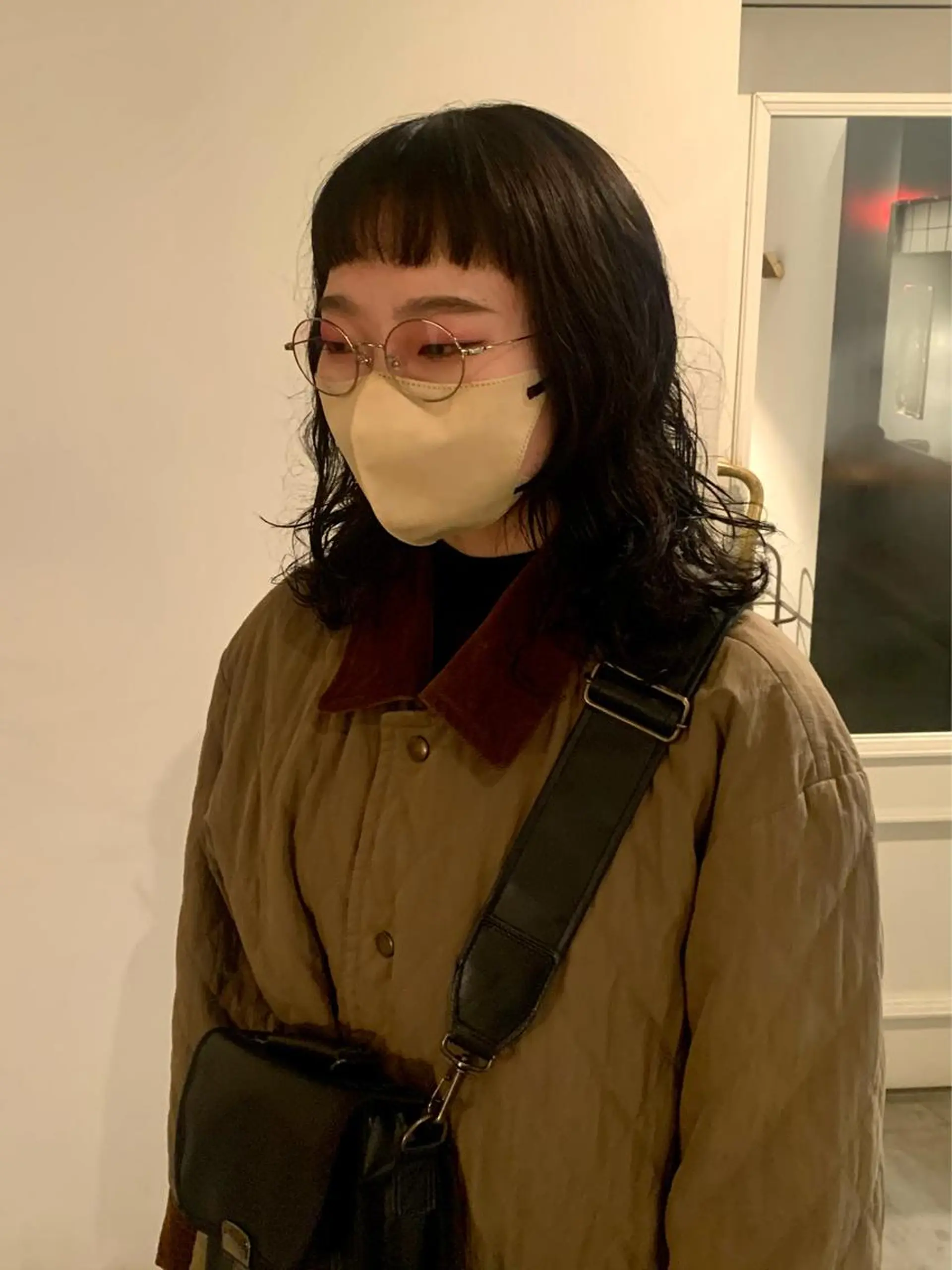 セミロング カラー パーマ メンズ room3小出 奈央子のヘアスタイル