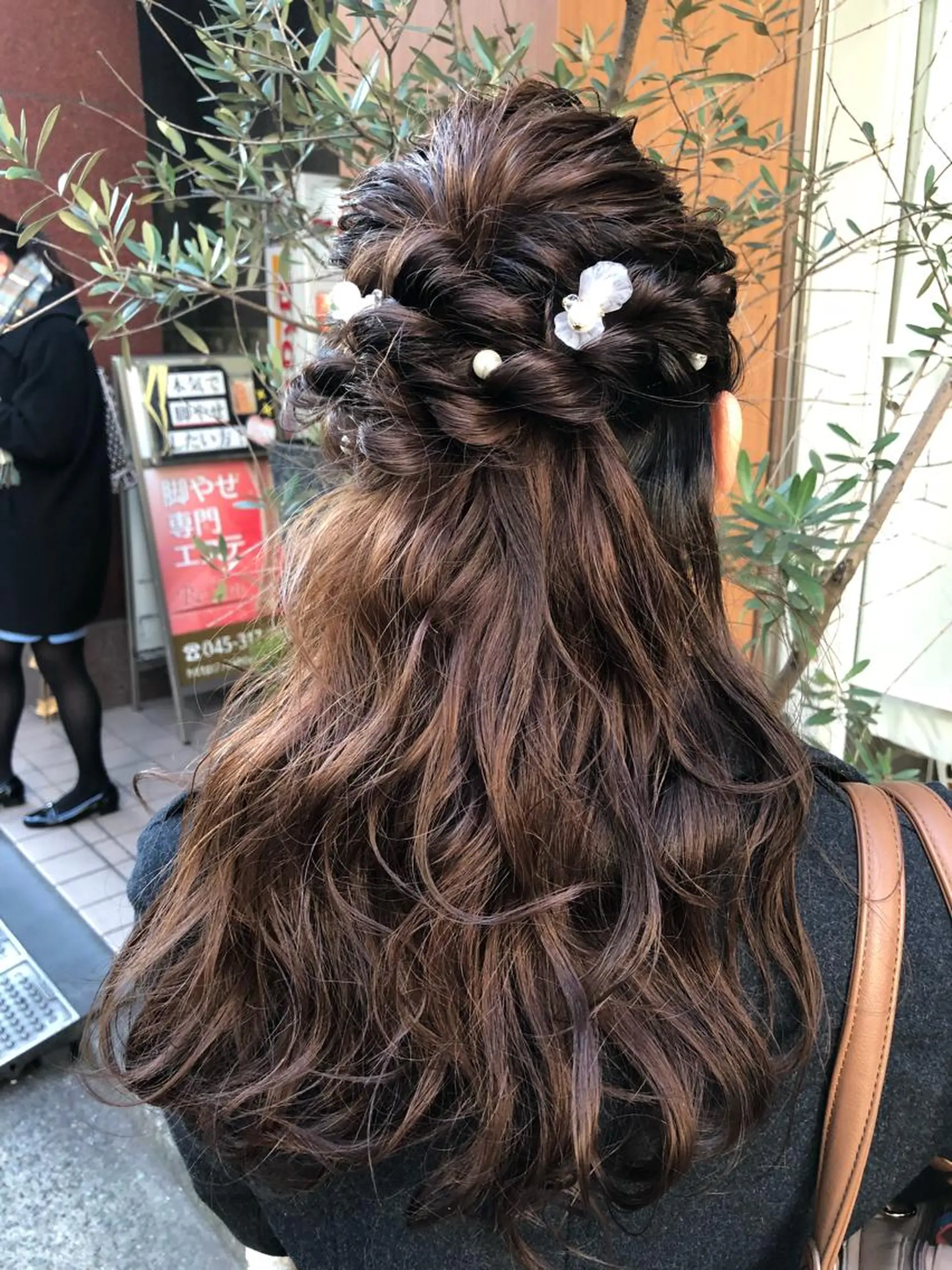 ロング ヘアアレンジ レイヤーカット✂️ 横浜No1♡下鳥翔子のヘアスタイル