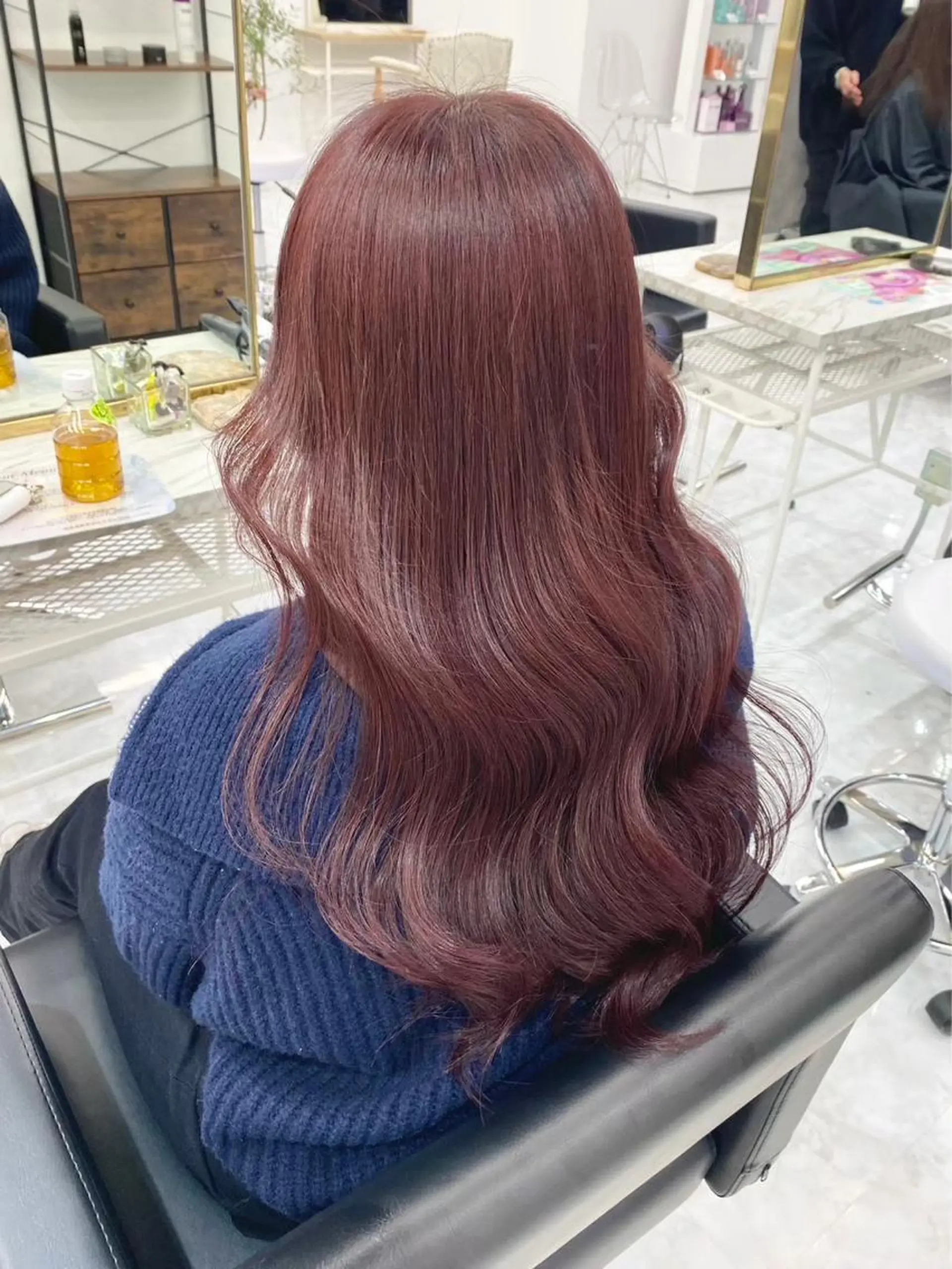 ロング カラー パーマ ヘアアレンジ メンズ キッズ ネイル マツエク・マツパ アイブロウ 似合わせ美容師🌙 Miyu🐈‍⬛💕のヘアスタイル