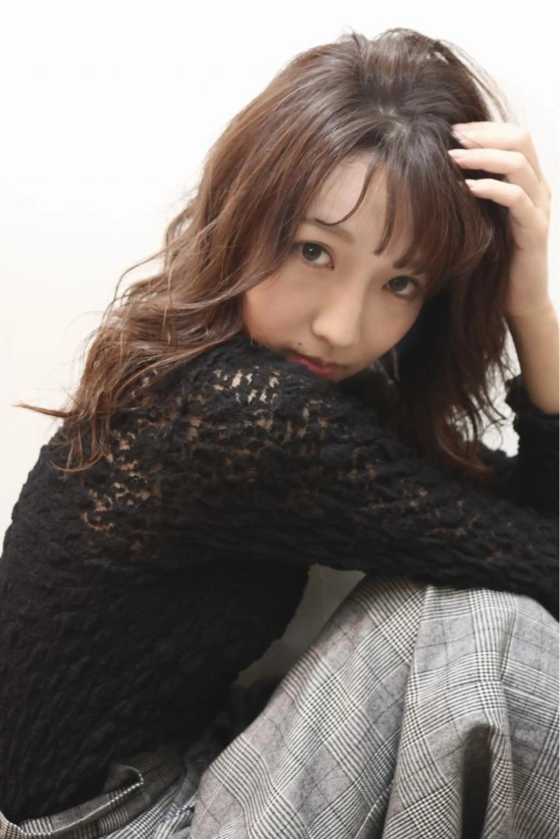 セミロング カラー ELEN 向ヶ丘遊園のヘアスタイル