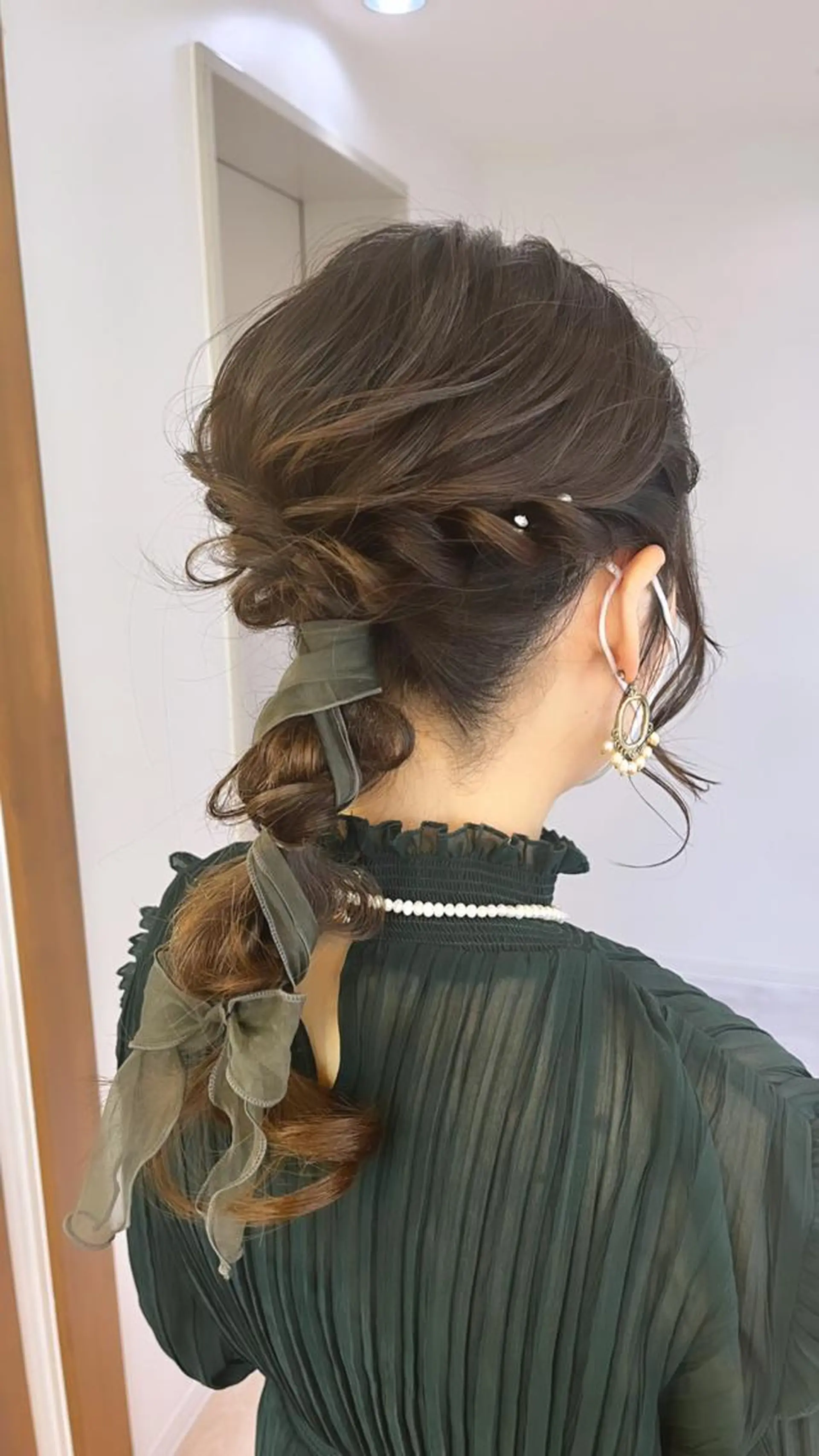 セミロング カラー ヘアアレンジ 店長/ 加藤 流菜のヘアスタイル