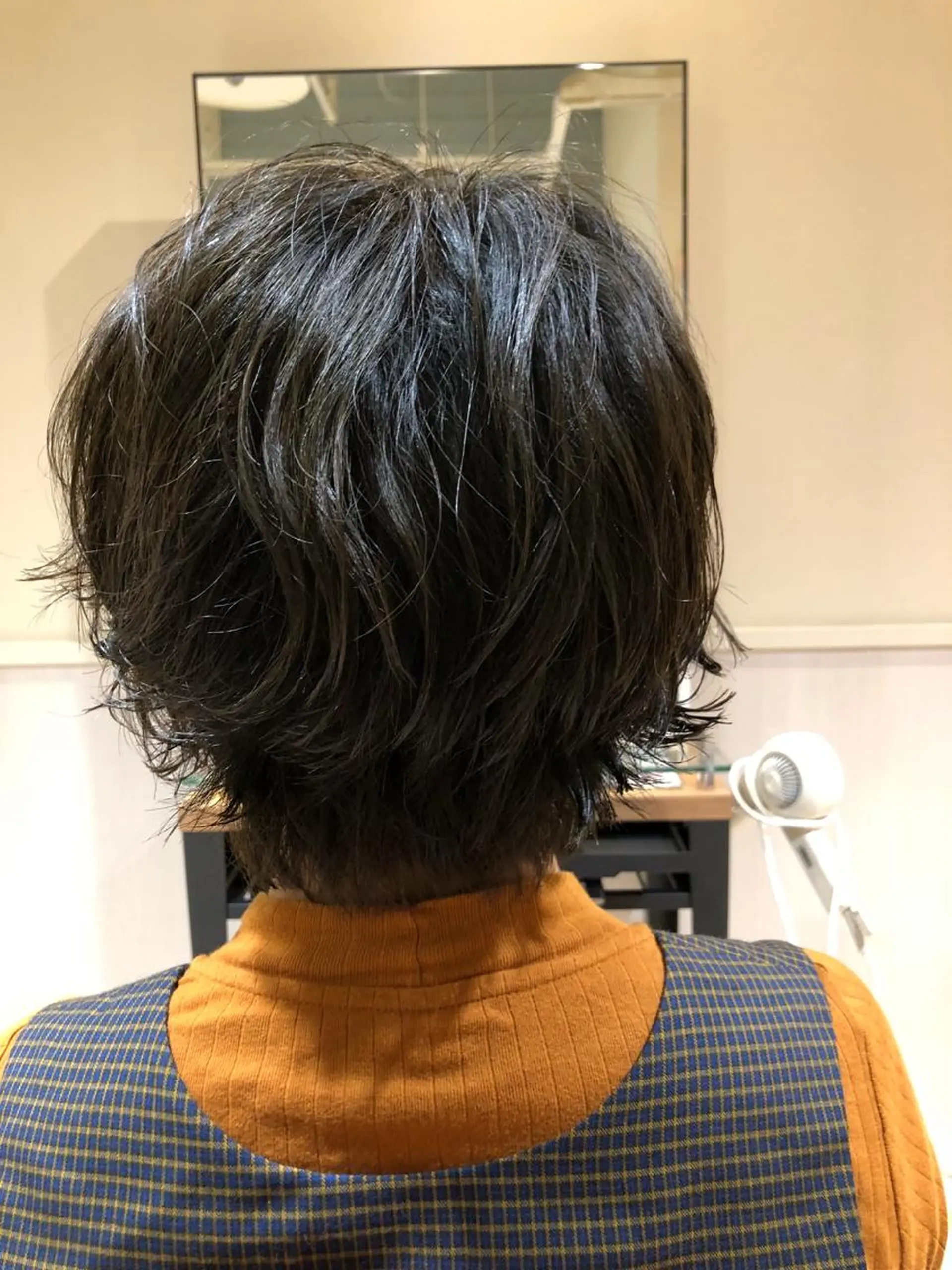 ショート パーマ 星 沙織のヘアスタイル