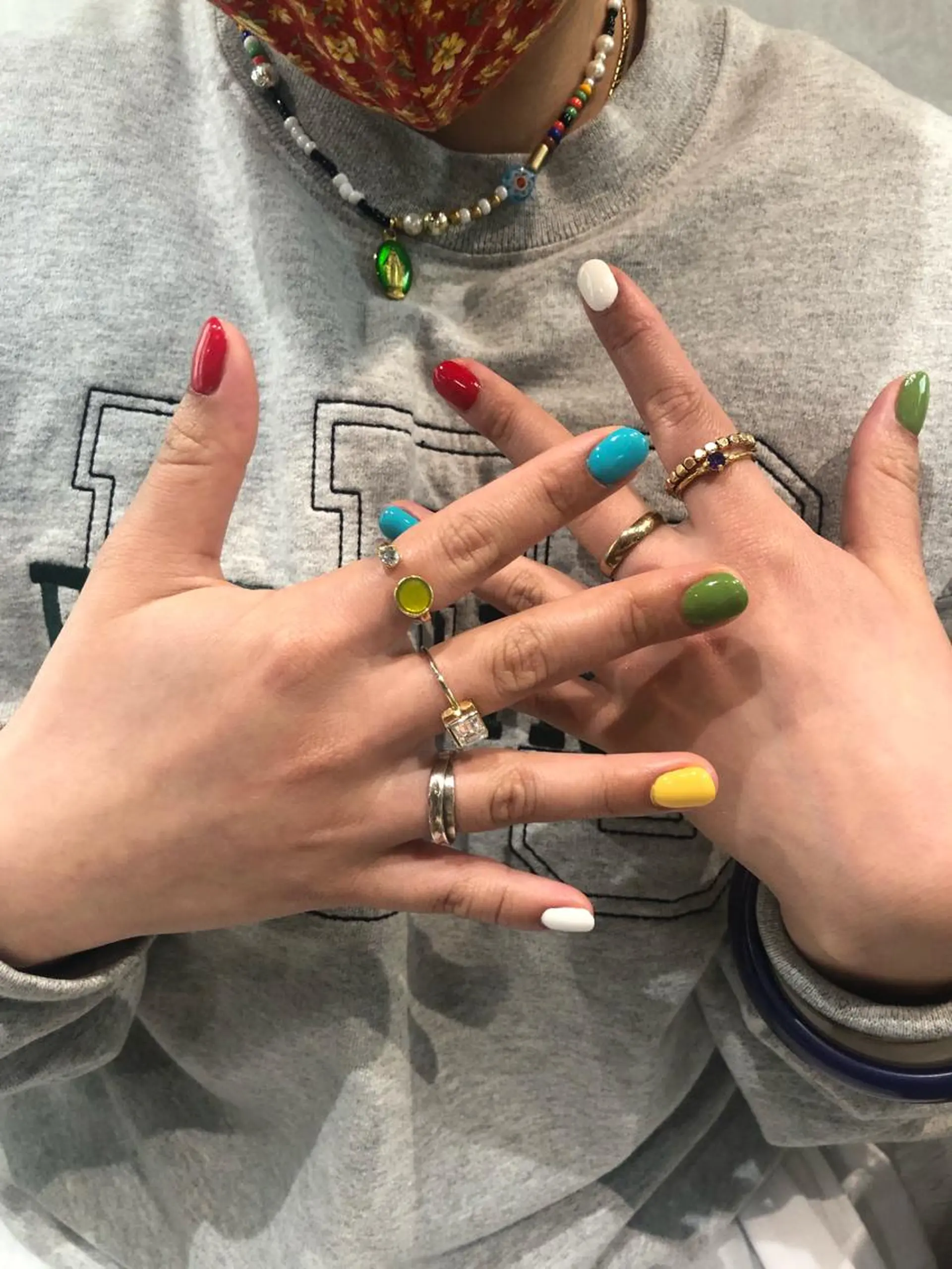 ネイル 大理石ネイル(マーブル) ハンドネイル ナチュラル透明感🌱 小山美樹子のヘアスタイル