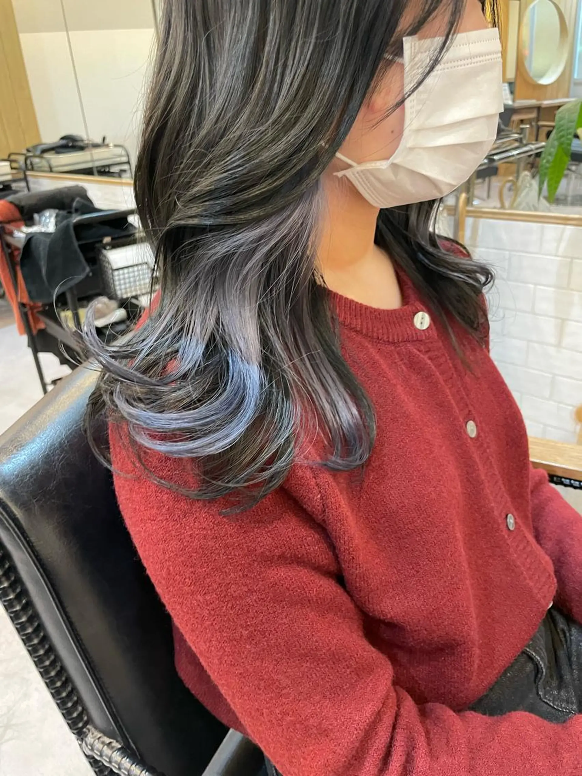 セミロング カラー akane .のヘアスタイル