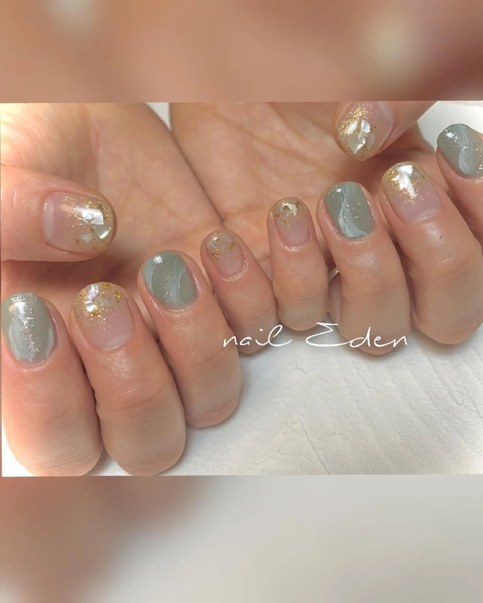 ネイル 卒業式 持ち込み Eden ♾️のネイルデザイン